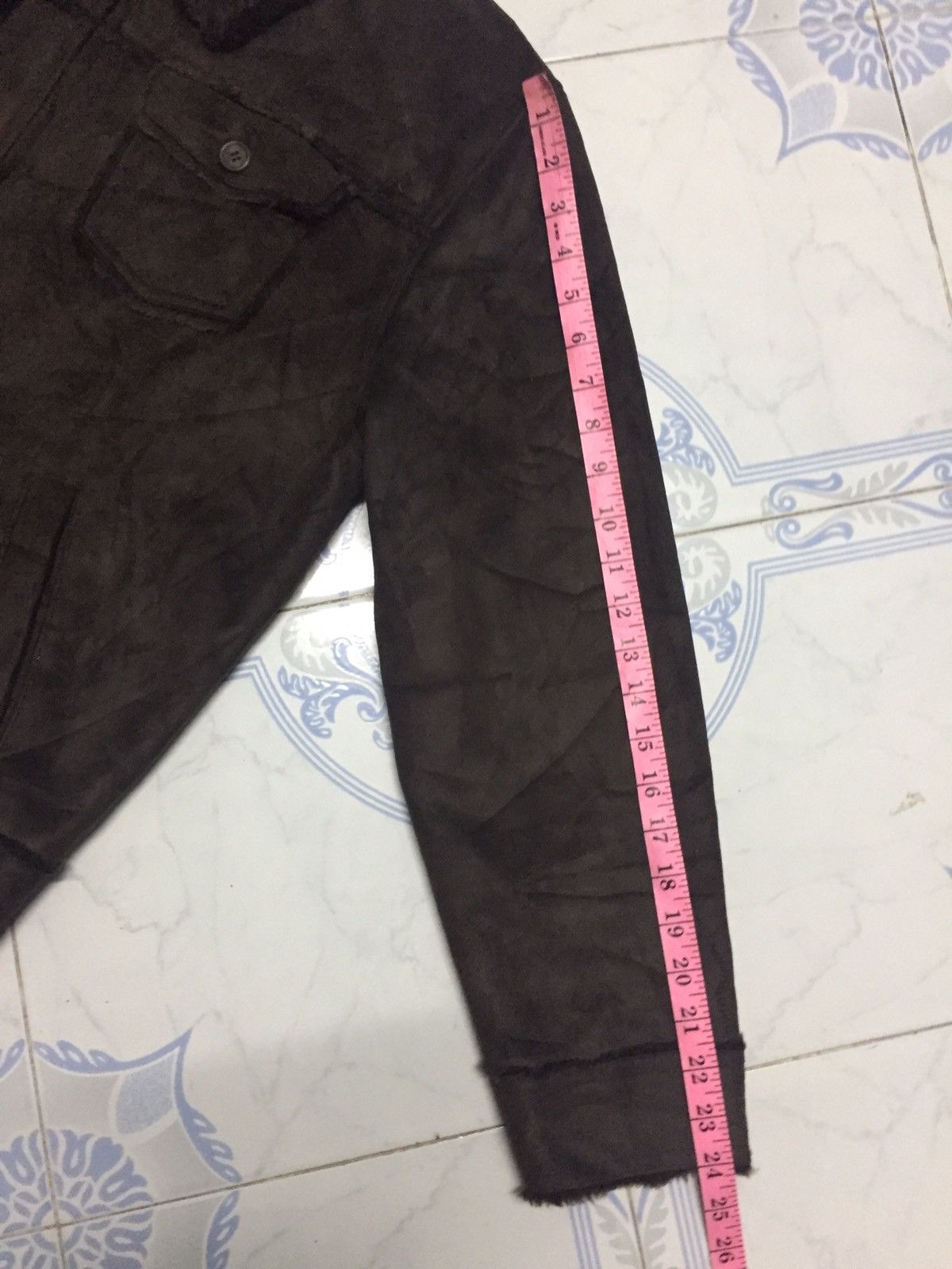 Michiko Koshino Michiko London Jeans Hairy Fleece Collar & Inner Jacket Size US L / EU 52-54 / 3 - 24 Thumbnail