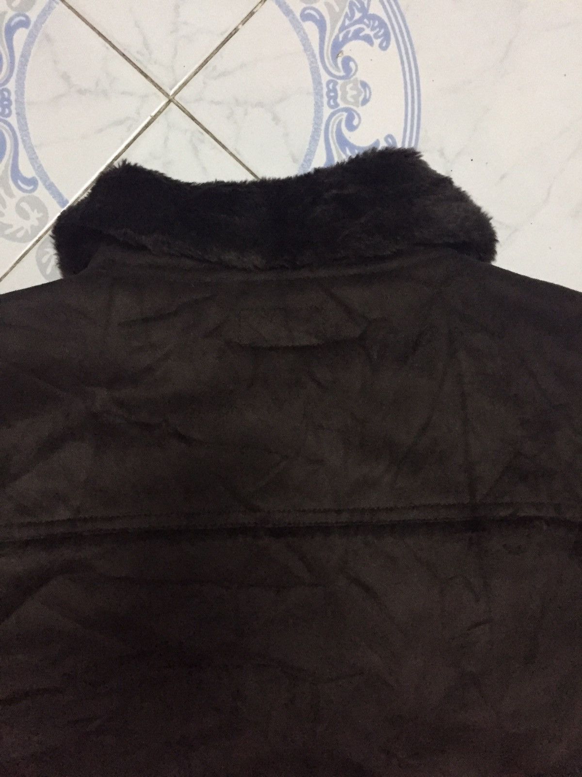 Michiko Koshino Michiko London Jeans Hairy Fleece Collar & Inner Jacket Size US L / EU 52-54 / 3 - 13 Thumbnail