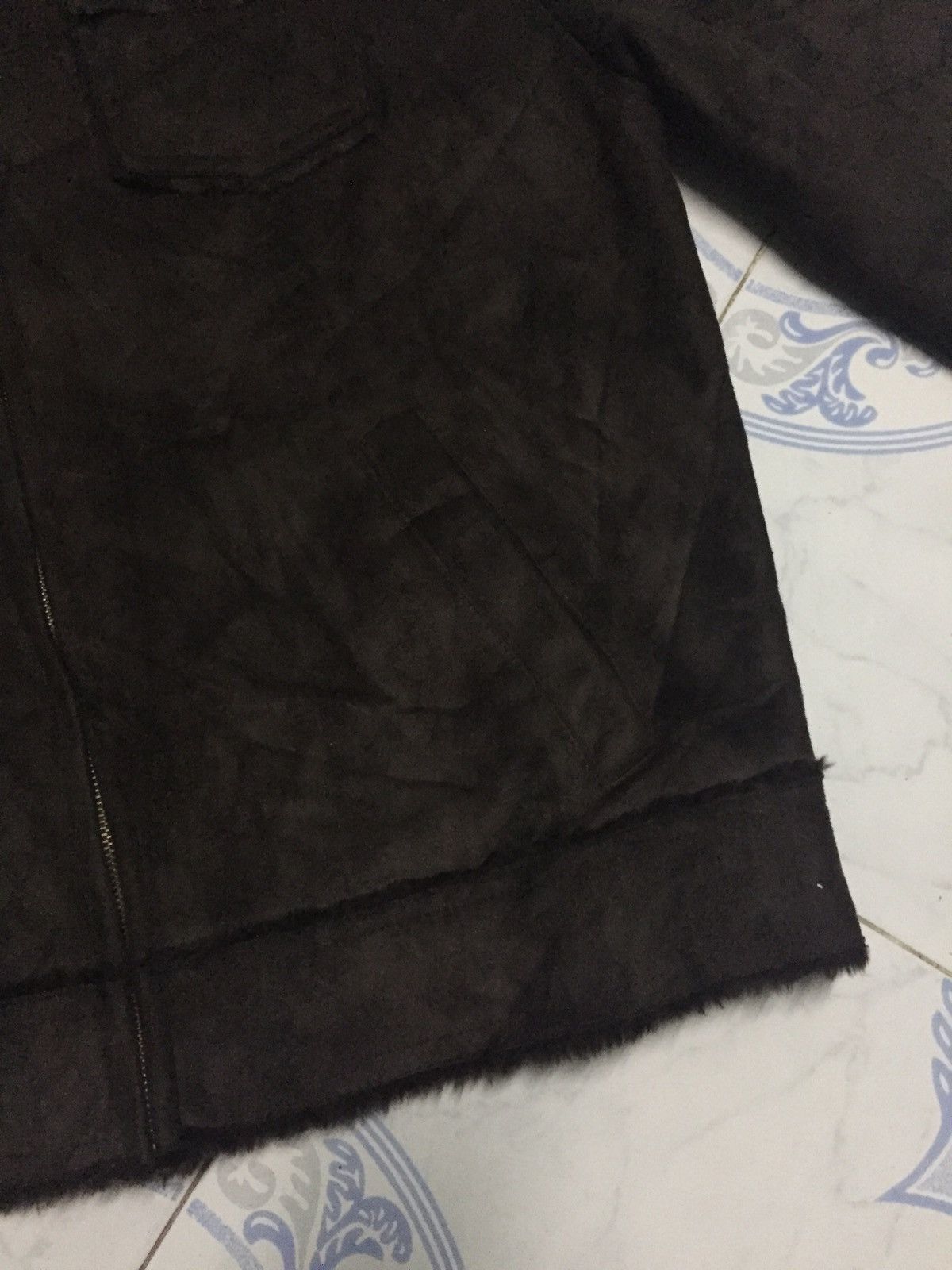 Michiko Koshino Michiko London Jeans Hairy Fleece Collar & Inner Jacket Size US L / EU 52-54 / 3 - 8 Thumbnail