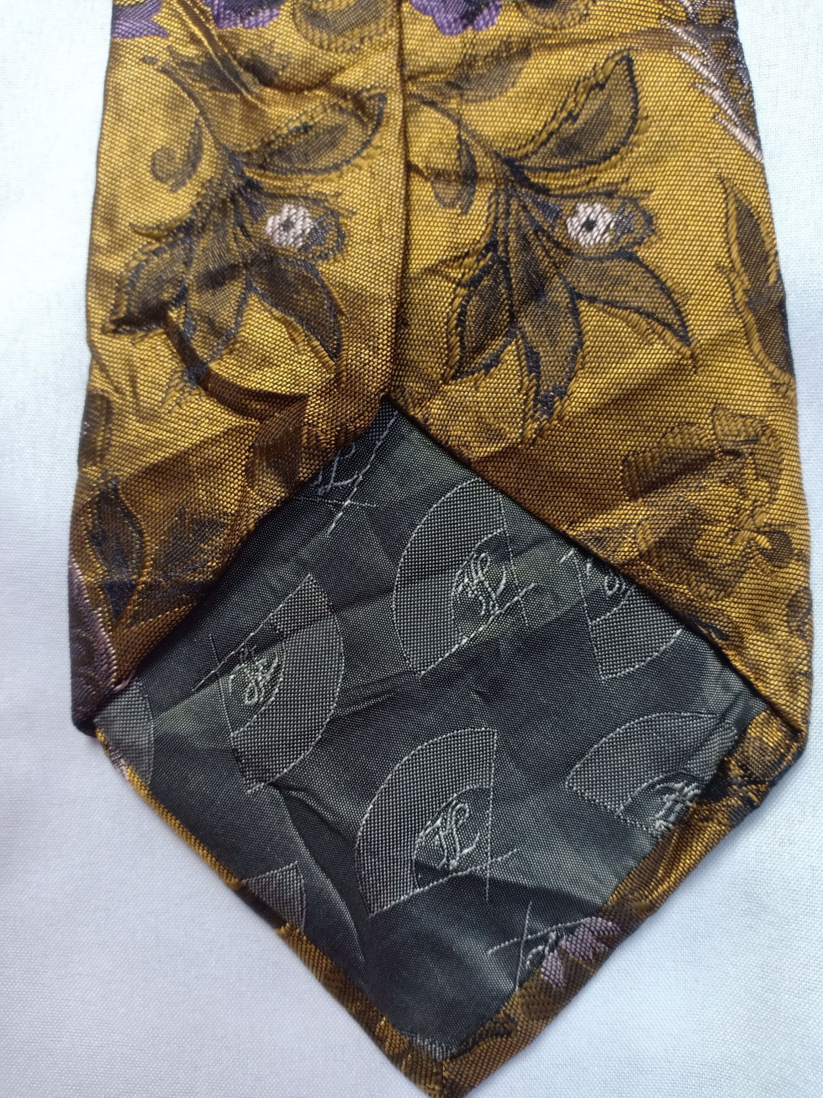 Karl Lagerfeld Karl Lagerfeld Tie Floral Design Size ONE SIZE - 4 Thumbnail