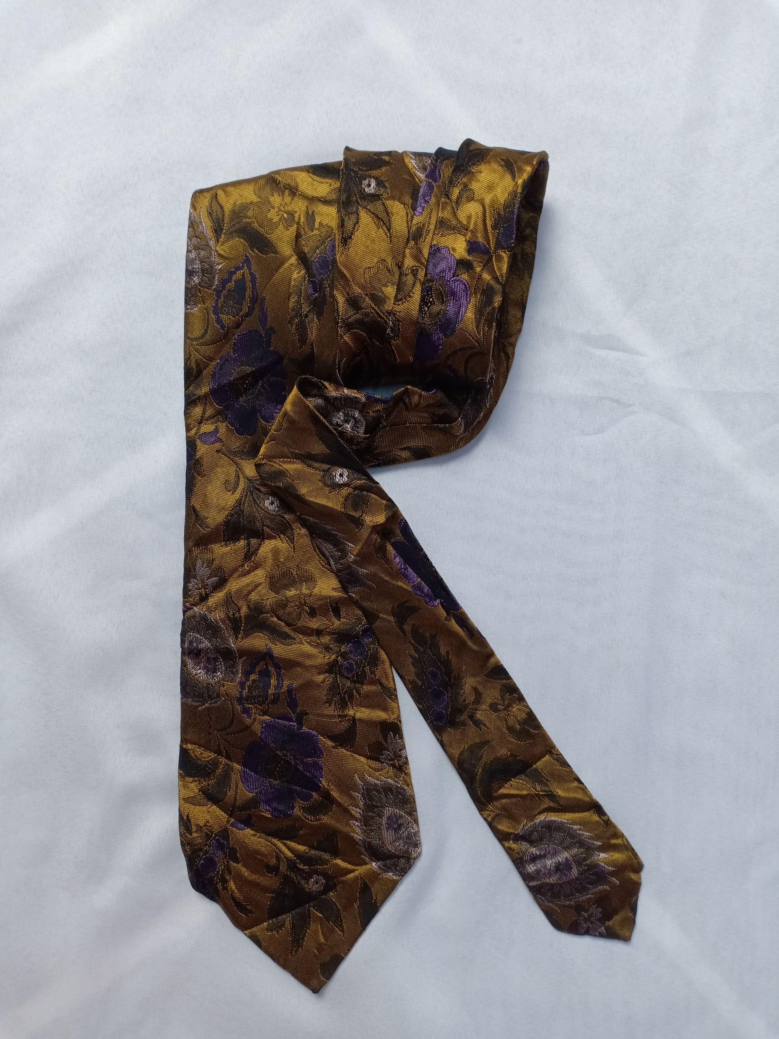 Karl Lagerfeld Karl Lagerfeld Tie Floral Design Size ONE SIZE - 1 Thumbnail