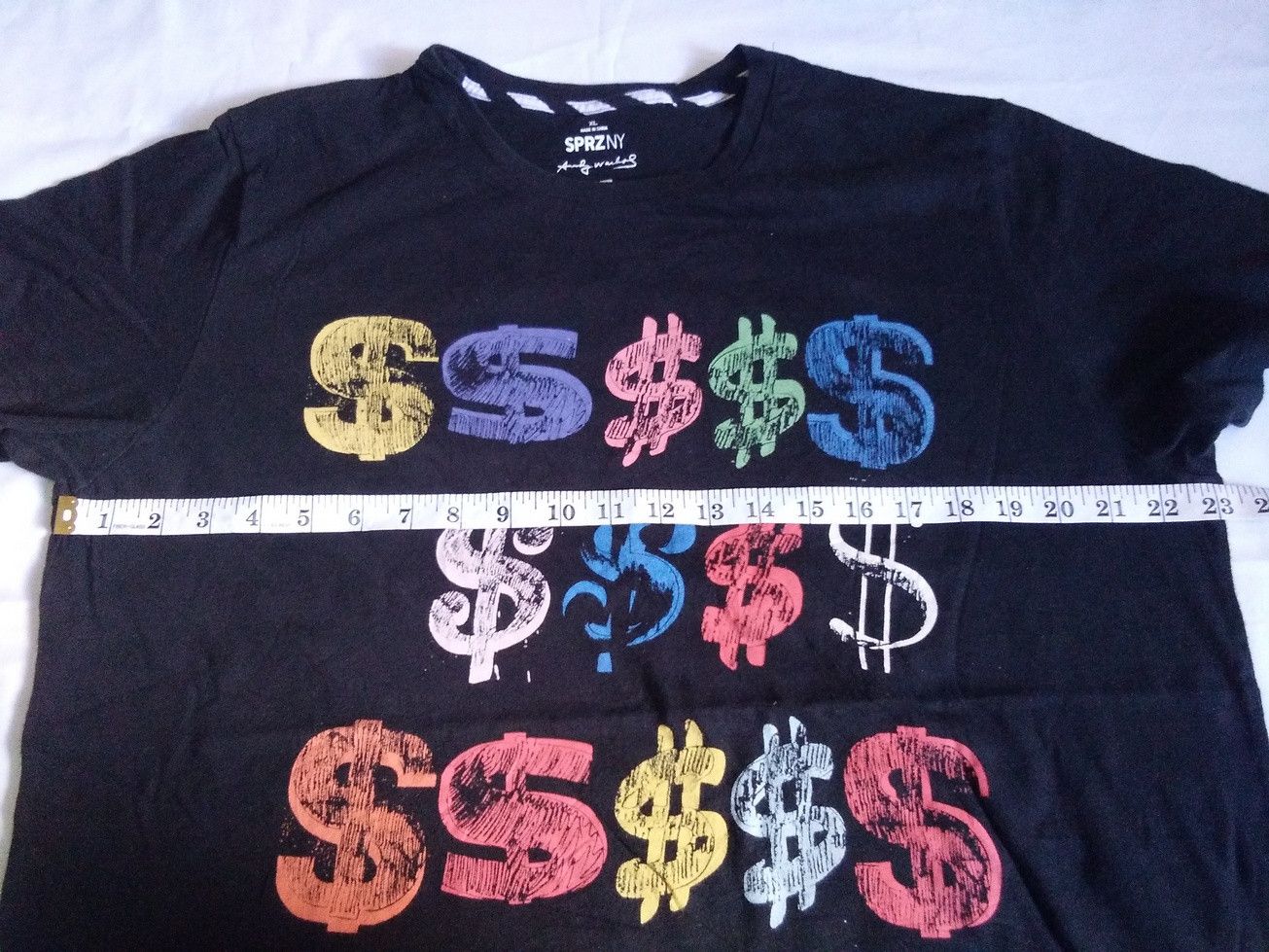 Andy Warhol SPRZ ANDY WARHOL Tee Money Art Big Logo Size US XL / EU 56 / 4 - 5 Thumbnail