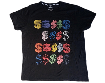 Andy Warhol SPRZ ANDY WARHOL Tee Money Art Big Logo Size US XL / EU 56 / 4 - 12 Thumbnail