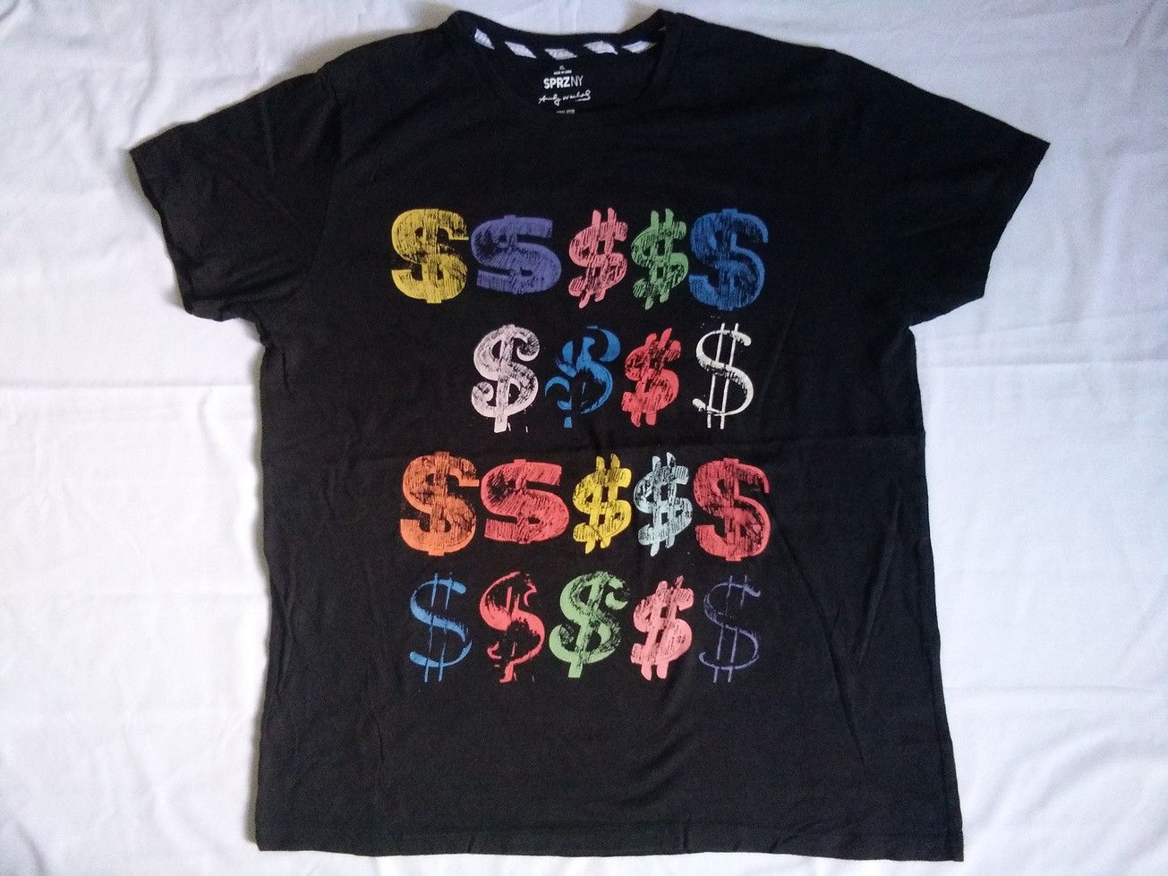 Andy Warhol SPRZ ANDY WARHOL Tee Money Art Big Logo Size US XL / EU 56 / 4 - 4 Thumbnail