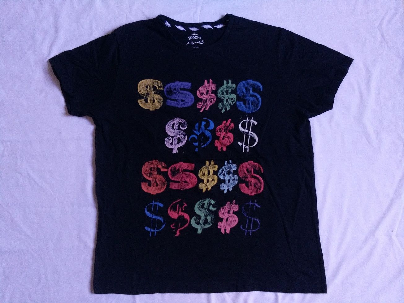 Andy Warhol SPRZ ANDY WARHOL Tee Money Art Big Logo Size US XL / EU 56 / 4 - 1 Thumbnail