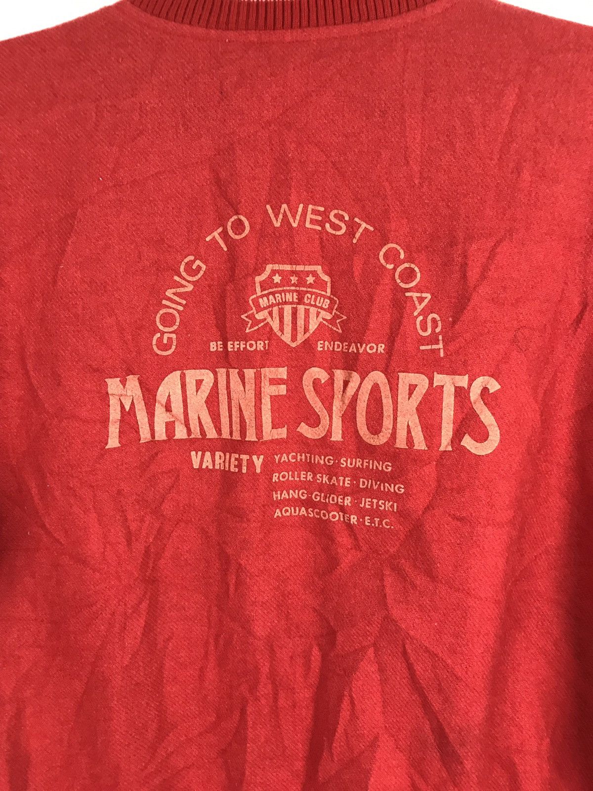 Japanese Brand Marines Sports Varsity Jacket Ski Surf Yachting Diving Size US M / EU 48-50 / 2 - 9 Thumbnail