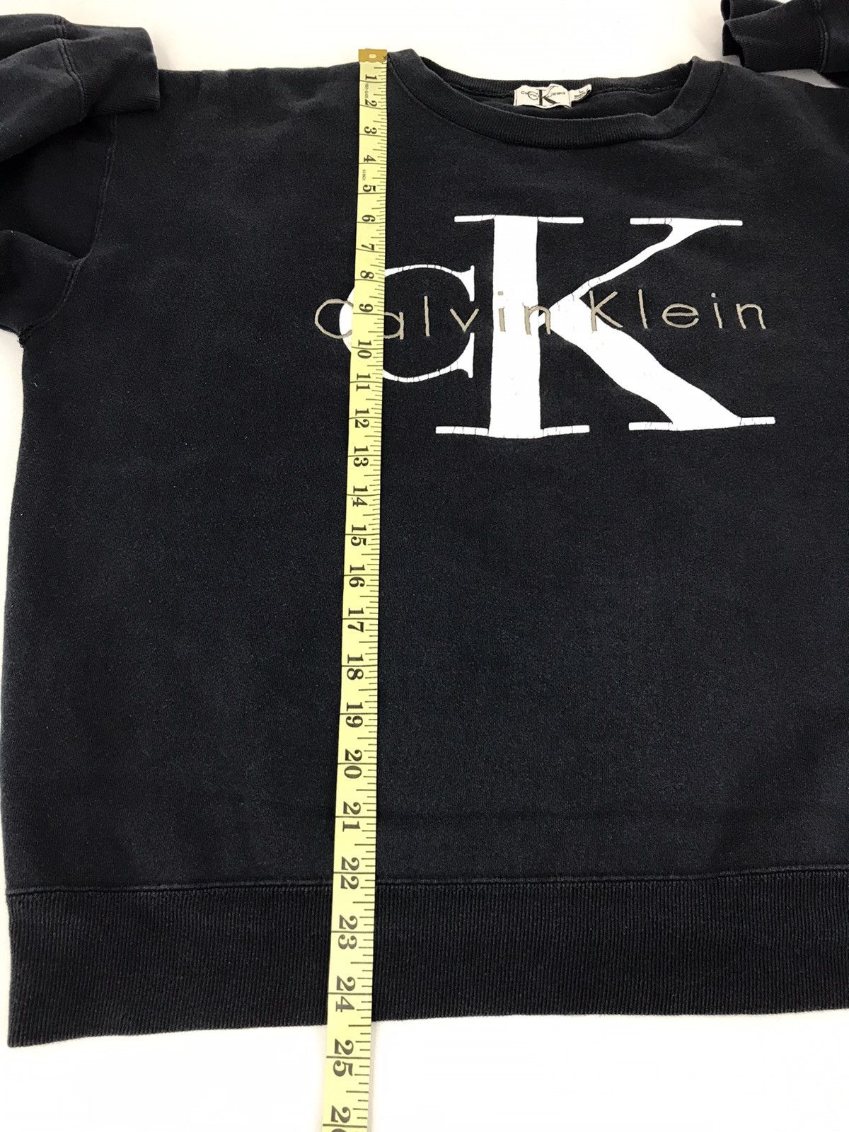 Calvin Klein Vintage CK Calvin Klein Sweatshirt Spell Out Big Logo Size US L / EU 52-54 / 3 - 8 Thumbnail