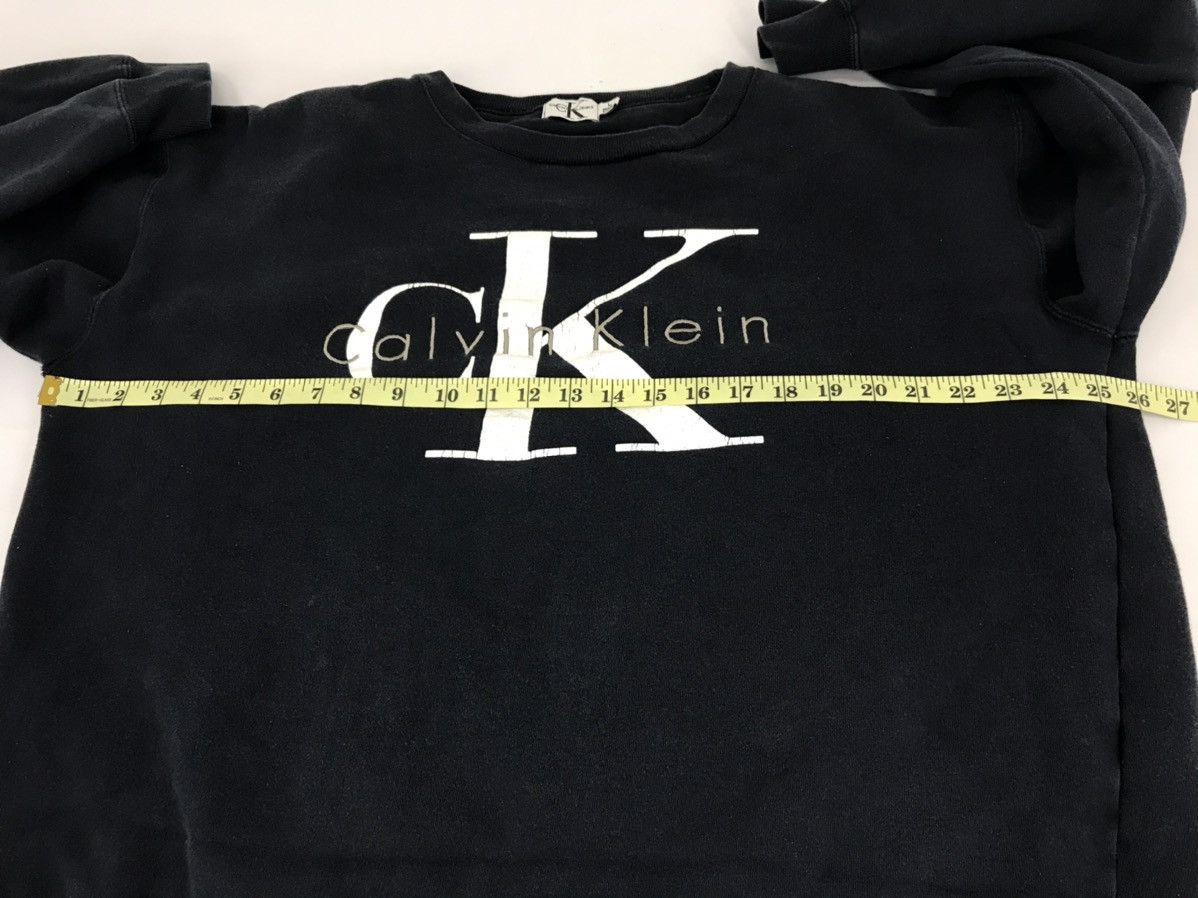 Calvin Klein Vintage CK Calvin Klein Sweatshirt Spell Out Big Logo Size US L / EU 52-54 / 3 - 7 Thumbnail