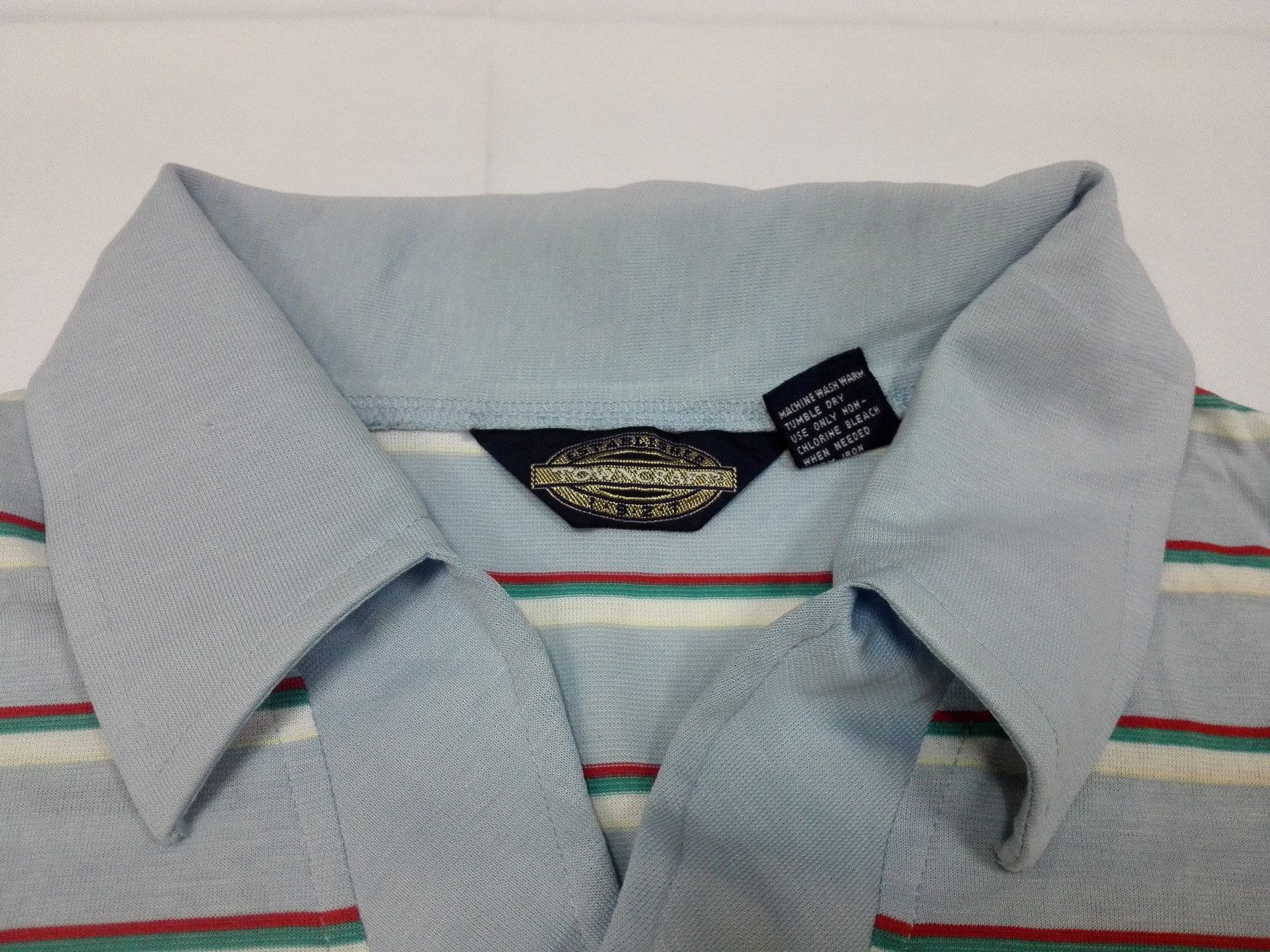Designer × Towncraft × Vintage Vintage 80s 90s Towncraft Rockabilly Polo Tee Size US M / EU 48-50 / 2 - 2 Thumbnail