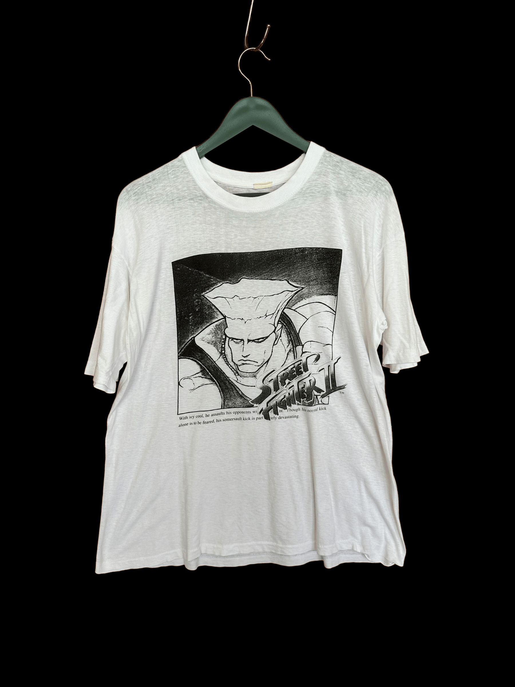 Vintage Vintage 90s Guile Street Fighter II Capcon T-Shirt Size US L / EU 52-54 / 3 - 1 Thumbnail