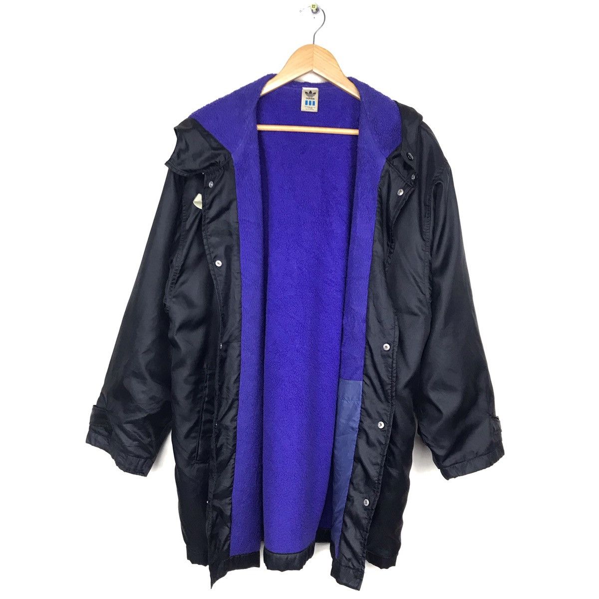 Adidas × RUN DMC BAGGY 90S Vintage Adidas run DMC big logo nylon sherpa Size US M / EU 48-50 / 2 - 6 Thumbnail