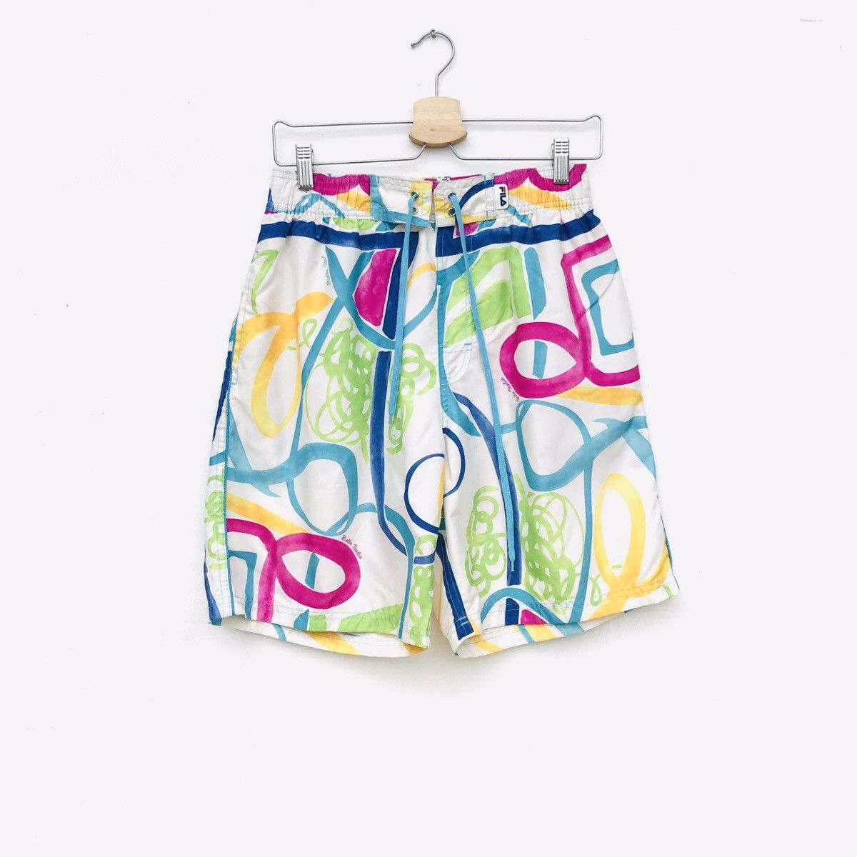 Fila Rare Fila shortpant hermes chain multicolor Hawaii style Size US 29 - 1 Thumbnail
