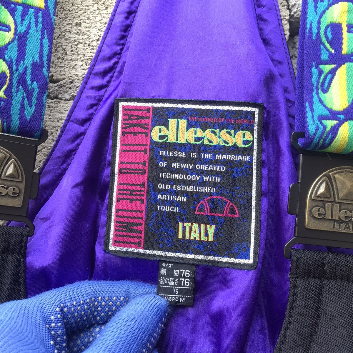 Ellesse Ellesse overall Made in Japan Medium Size US 29 - 5 Thumbnail
