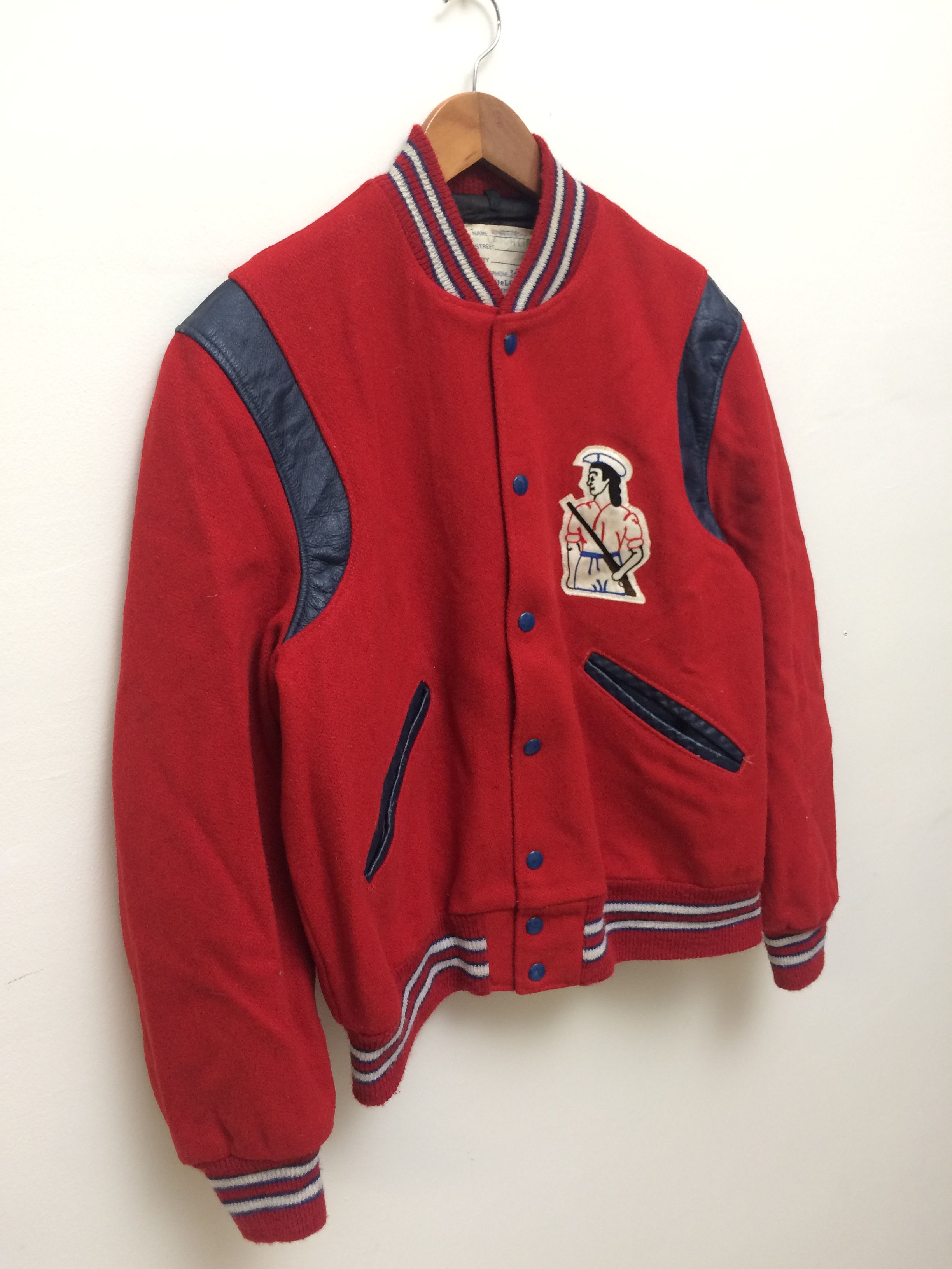 Delong × Vintage Vintage Delong American Apparel Varsity Jacket Size US L / EU 52-54 / 3 - 4 Thumbnail
