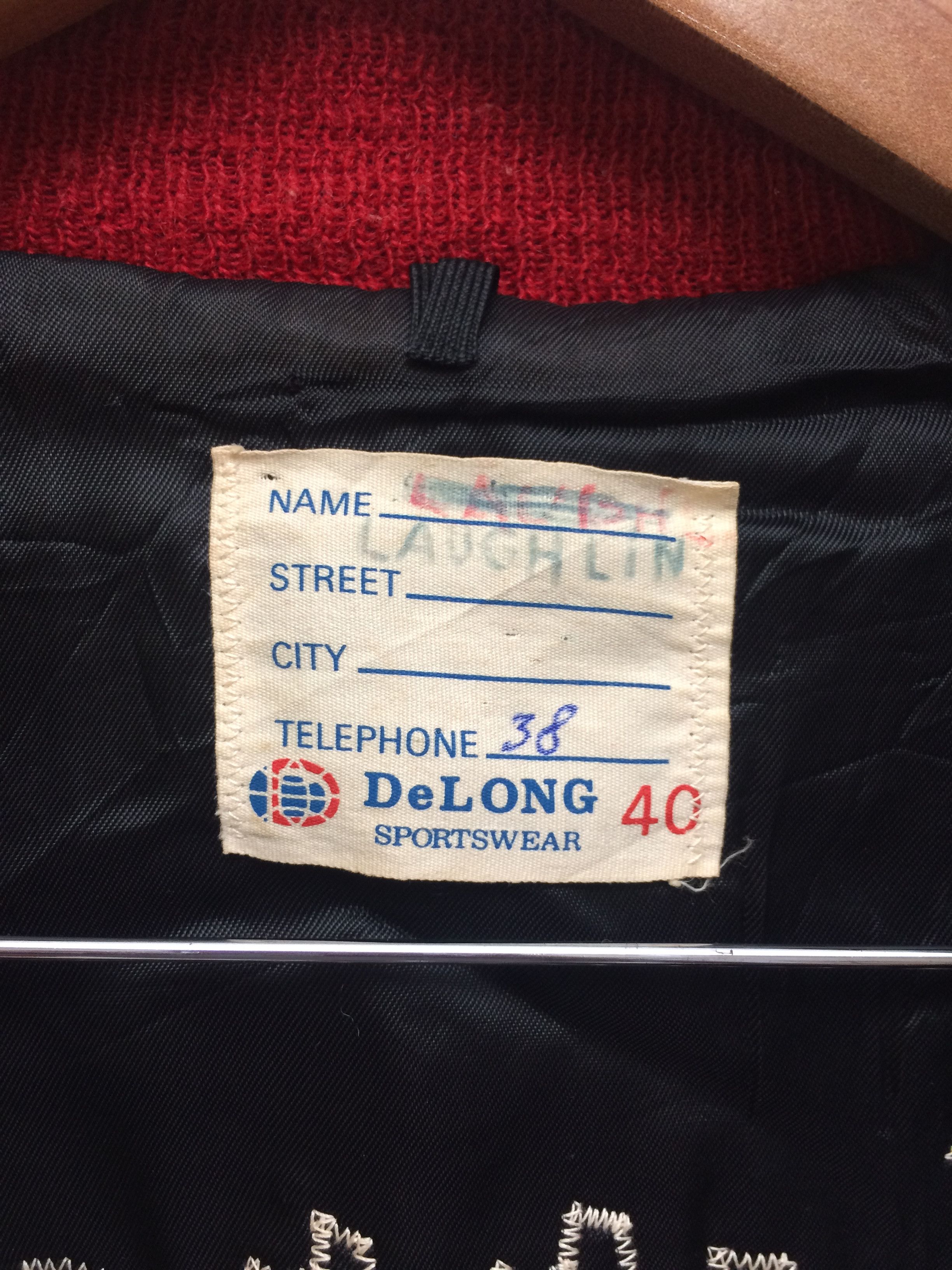 Delong × Vintage Vintage Delong American Apparel Varsity Jacket Size US L / EU 52-54 / 3 - 8 Thumbnail