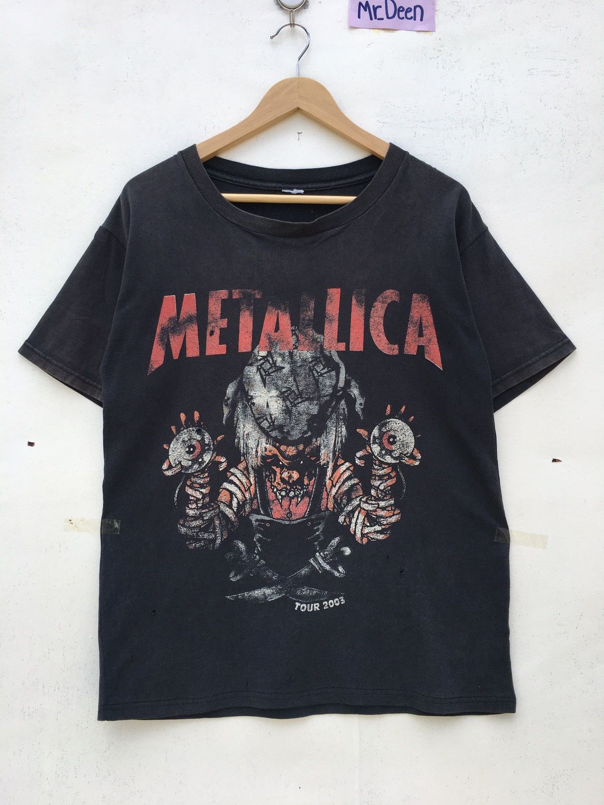 Band Tees Rare Vintage 2003 Metallica Concert Tour Tshirt Size US M / EU 48-50 / 2 - 1 Thumbnail