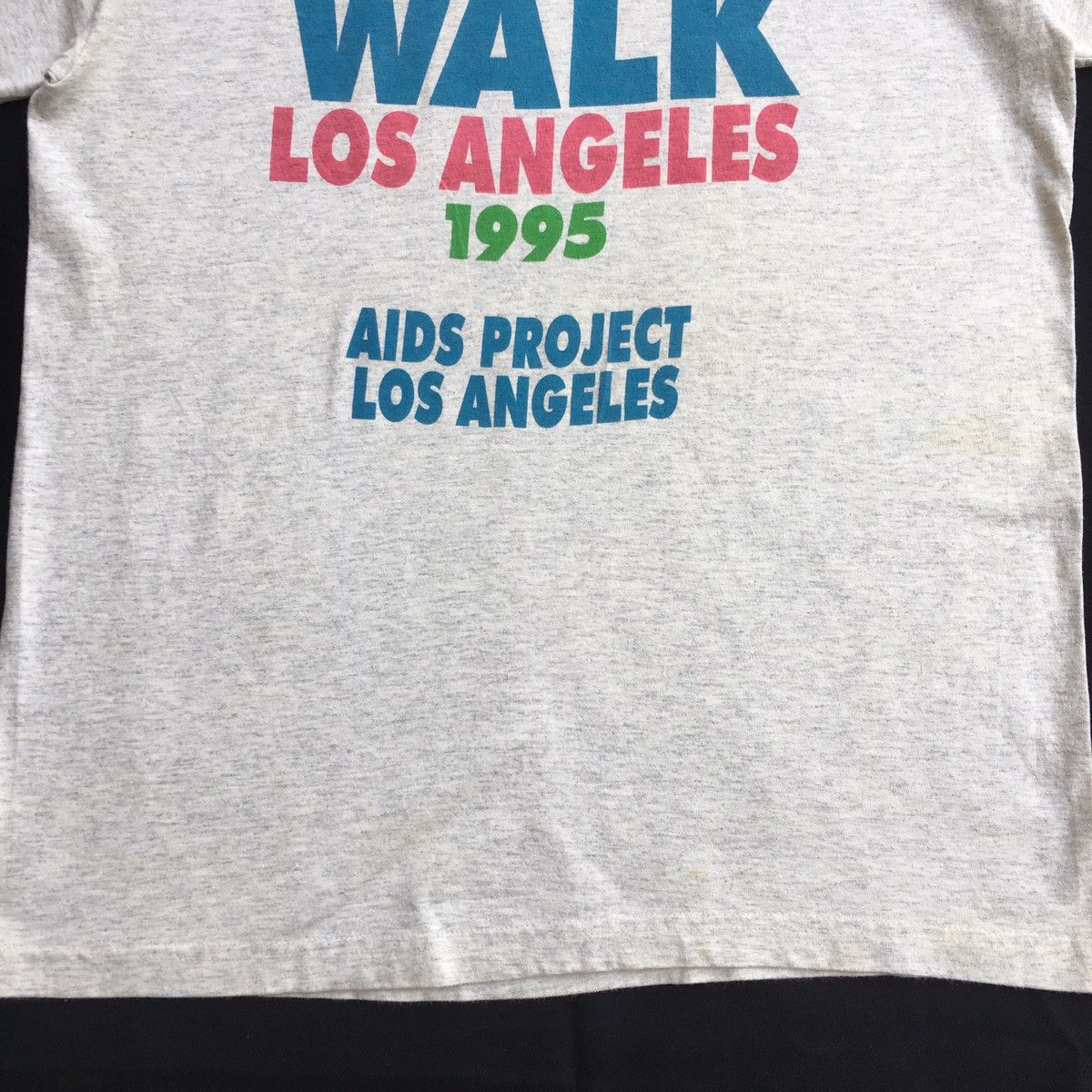 Vintage Vintage 1995 Los Angeles Aids Walk Promo Single Stitch Tee Size US L / EU 52-54 / 3 - 6 Thumbnail