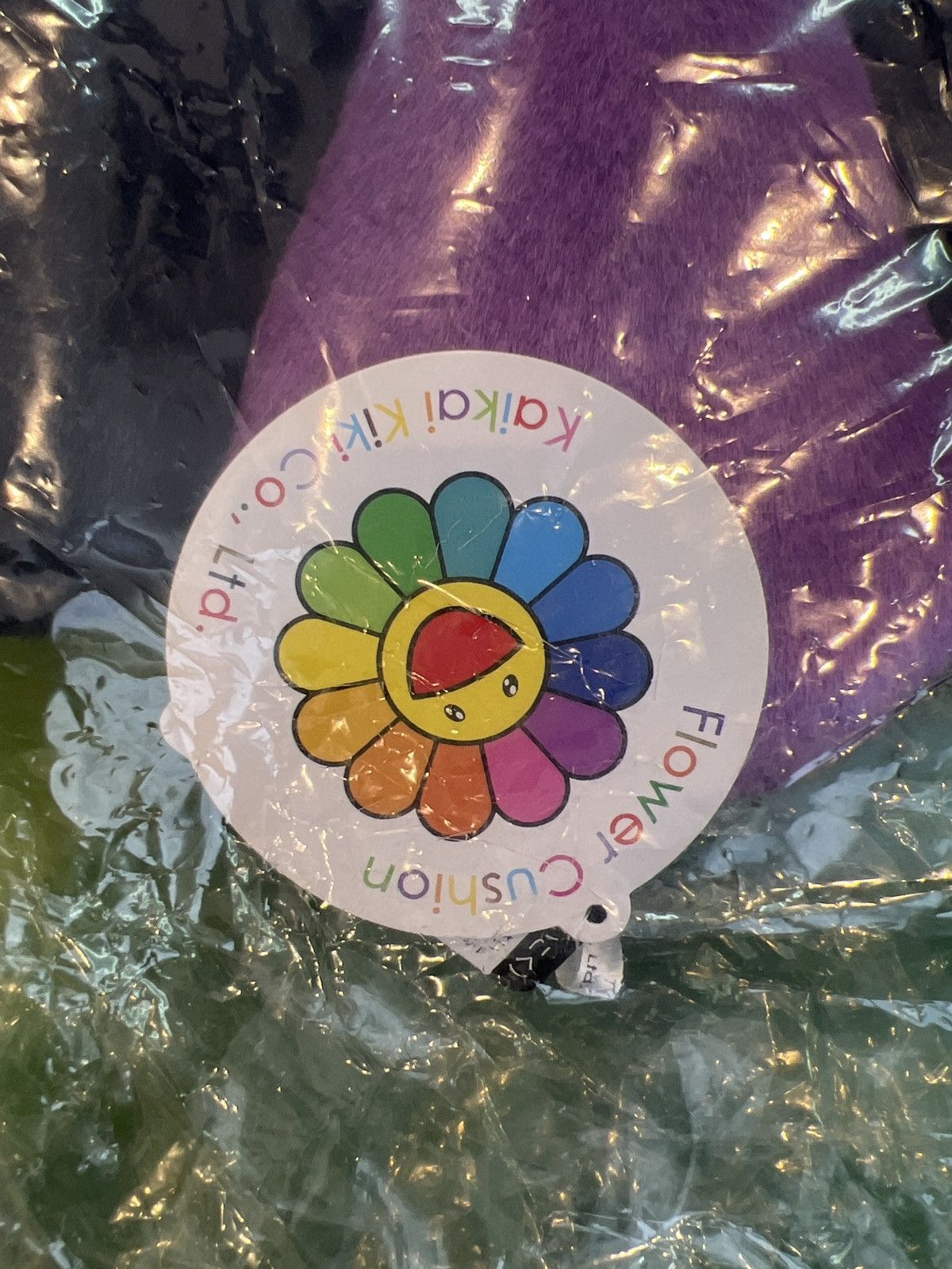 Takashi Murakami Takashi Murakami - Purple white Flower Cushion 60CM Size ONE SIZE - 4 Thumbnail