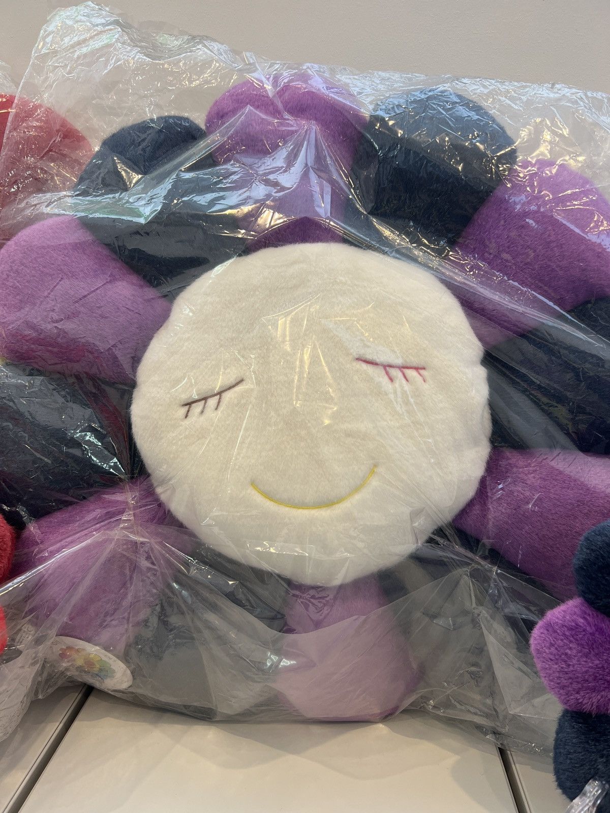 Takashi Murakami Takashi Murakami - Purple white Flower Cushion 60CM Size ONE SIZE - 3 Thumbnail
