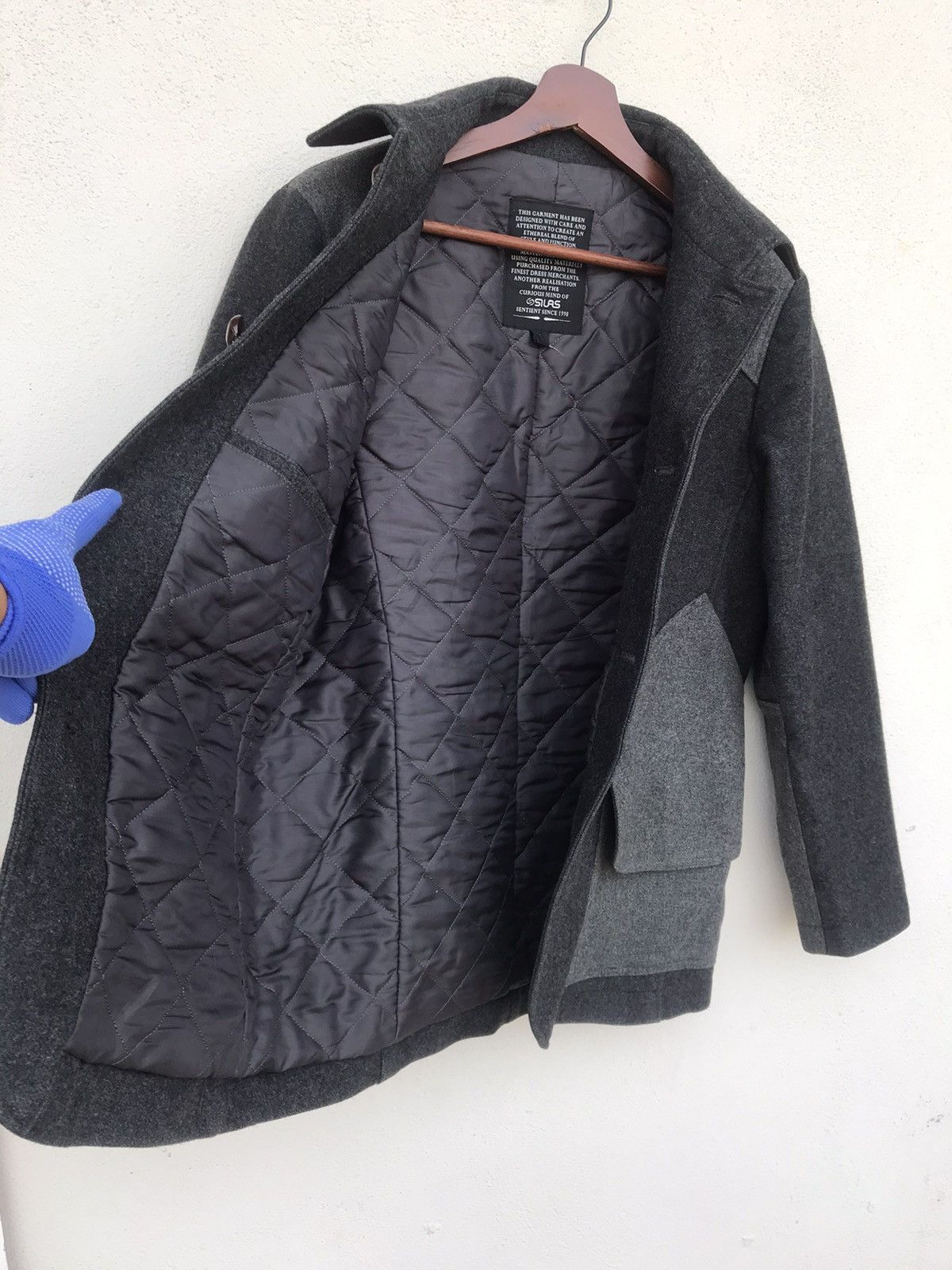 Silas Silas Japan Deconstructed patches pocket wool jacket Size US S / EU 44-46 / 1 - 9 Thumbnail