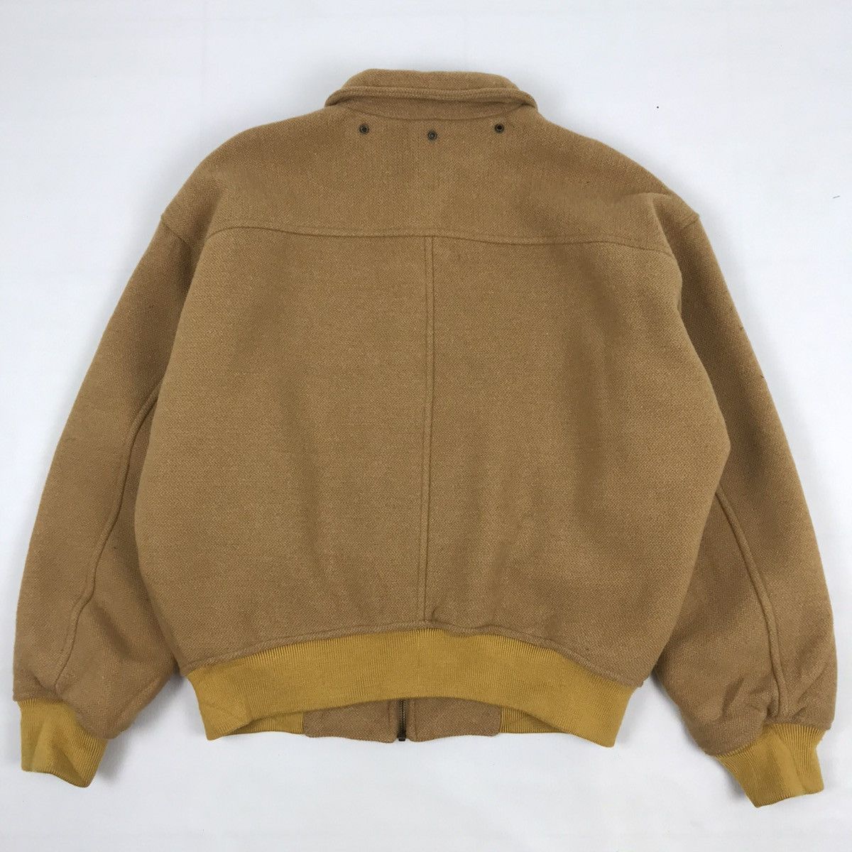 Vintage Vintage 80s PAPAS wool jacket varsity style Size US M / EU 48-50 / 2 - 2 Thumbnail
