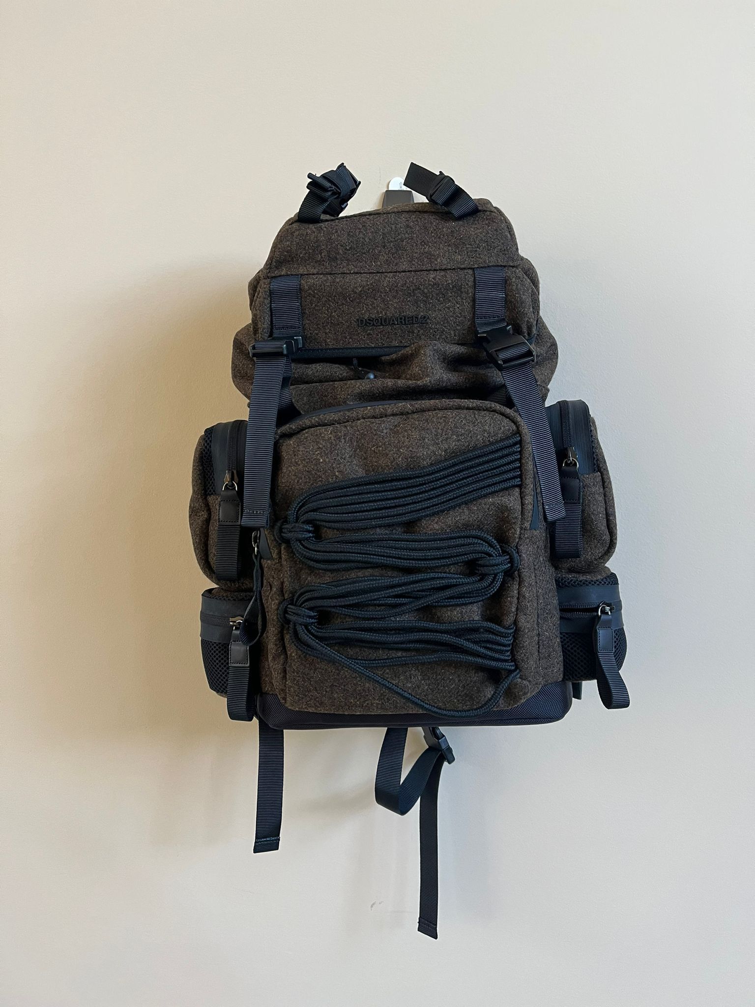 Dsquared2 Cargo Hiking Back Pack in Brown Size ONE SIZE - 1 Thumbnail