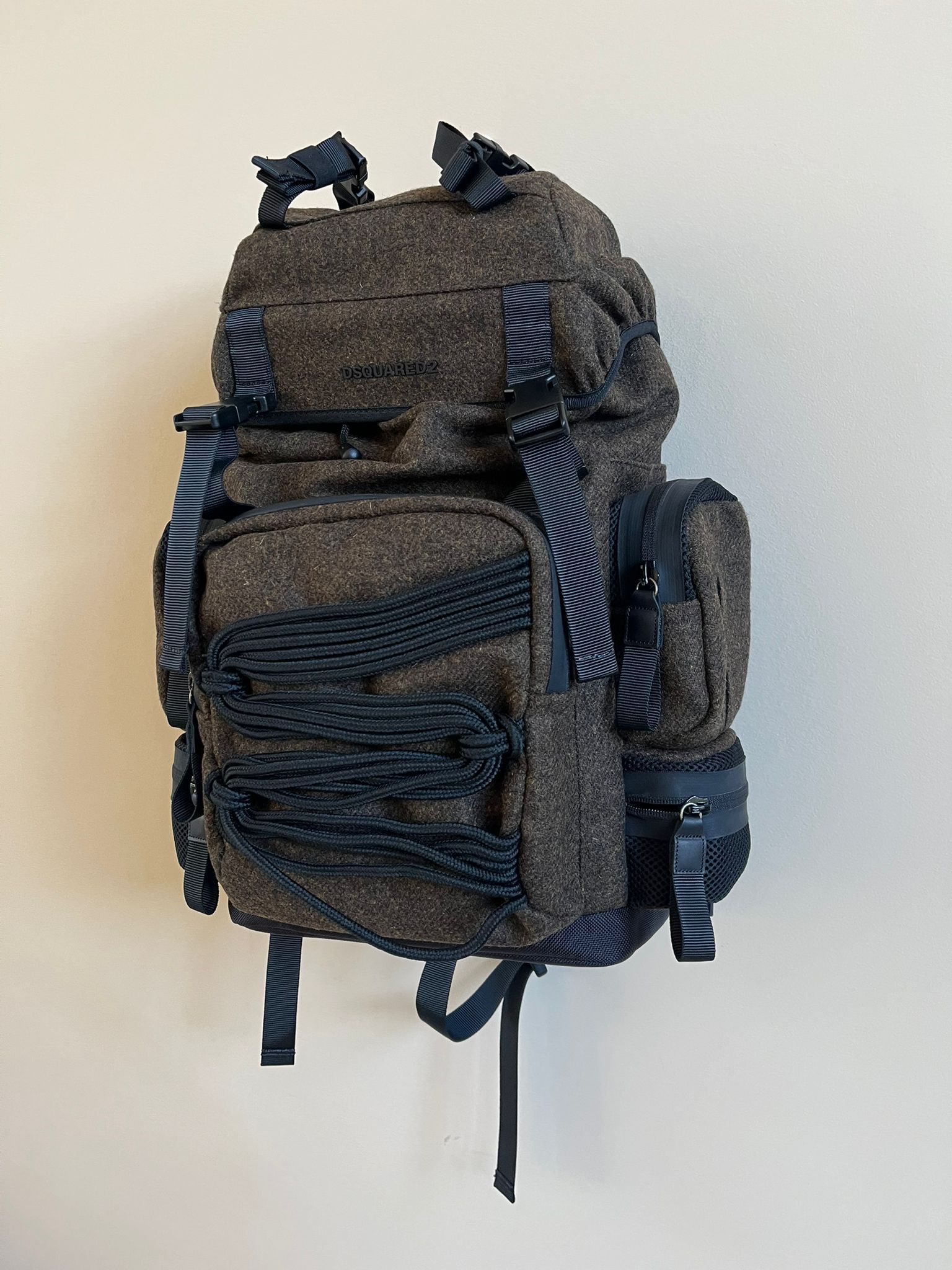Dsquared2 Cargo Hiking Back Pack in Brown Size ONE SIZE - 2 Thumbnail