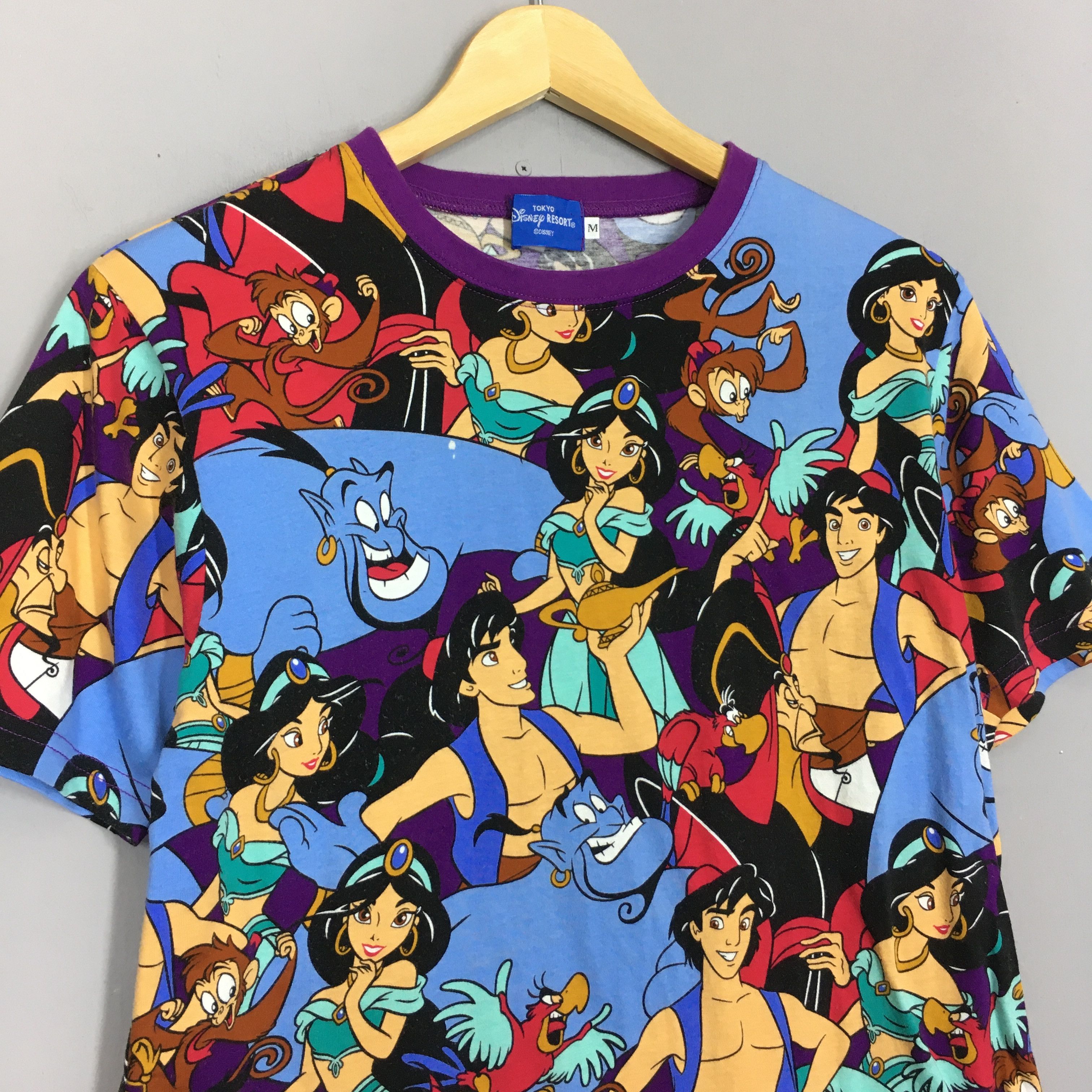 Disney × Vintage Vintage Y2K Aladdin Tokyo Disney Resort T Shirt Medium Size US M / EU 48-50 / 2 - 3 Thumbnail