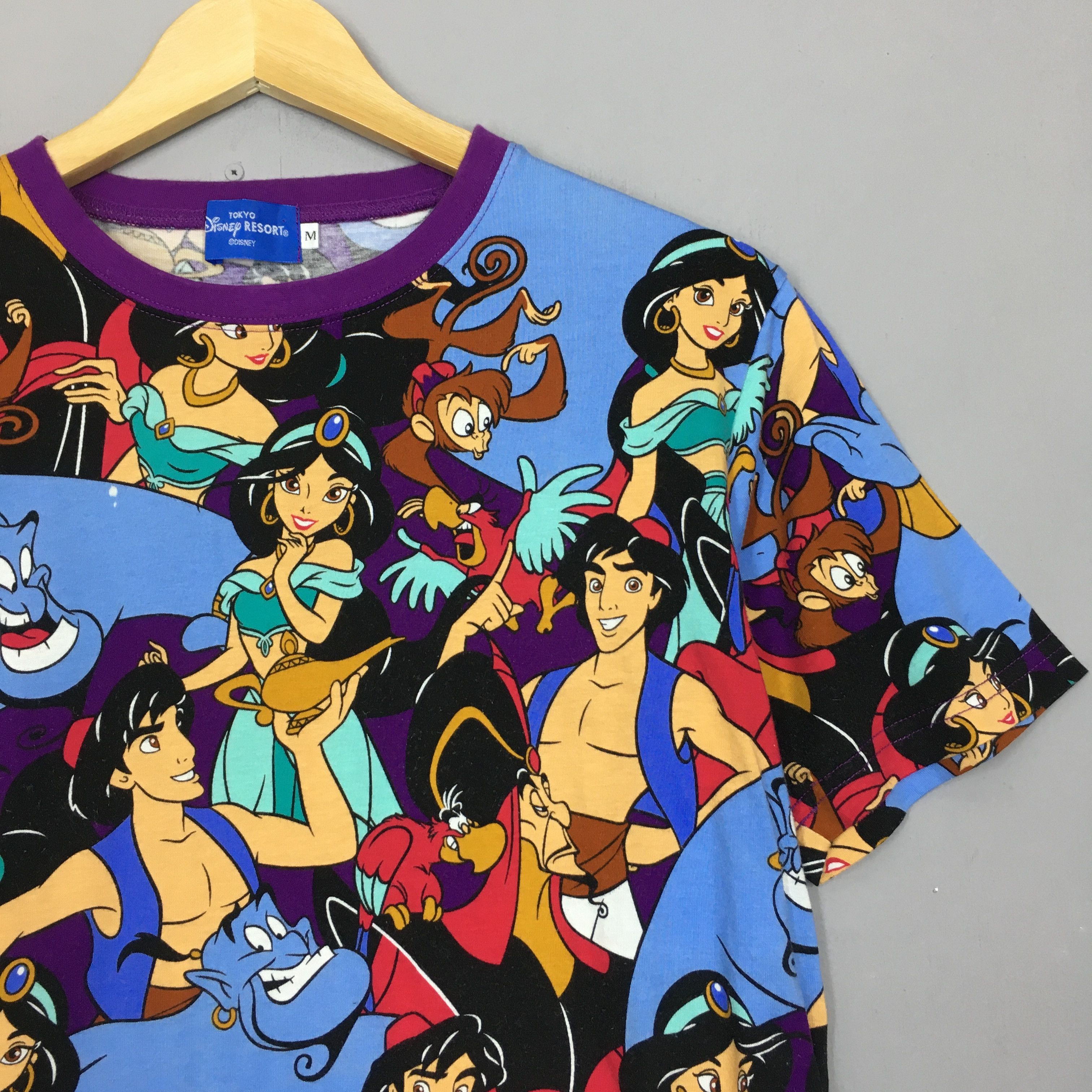 Disney × Vintage Vintage Y2K Aladdin Tokyo Disney Resort T Shirt Medium Size US M / EU 48-50 / 2 - 2 Thumbnail