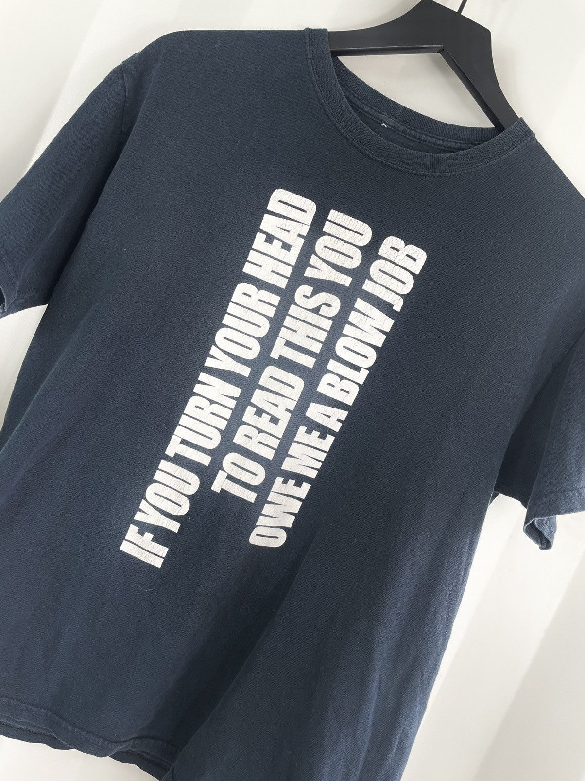 BLOWJOB SEX T Shirt THRASHED FADED ERD GRUNGE