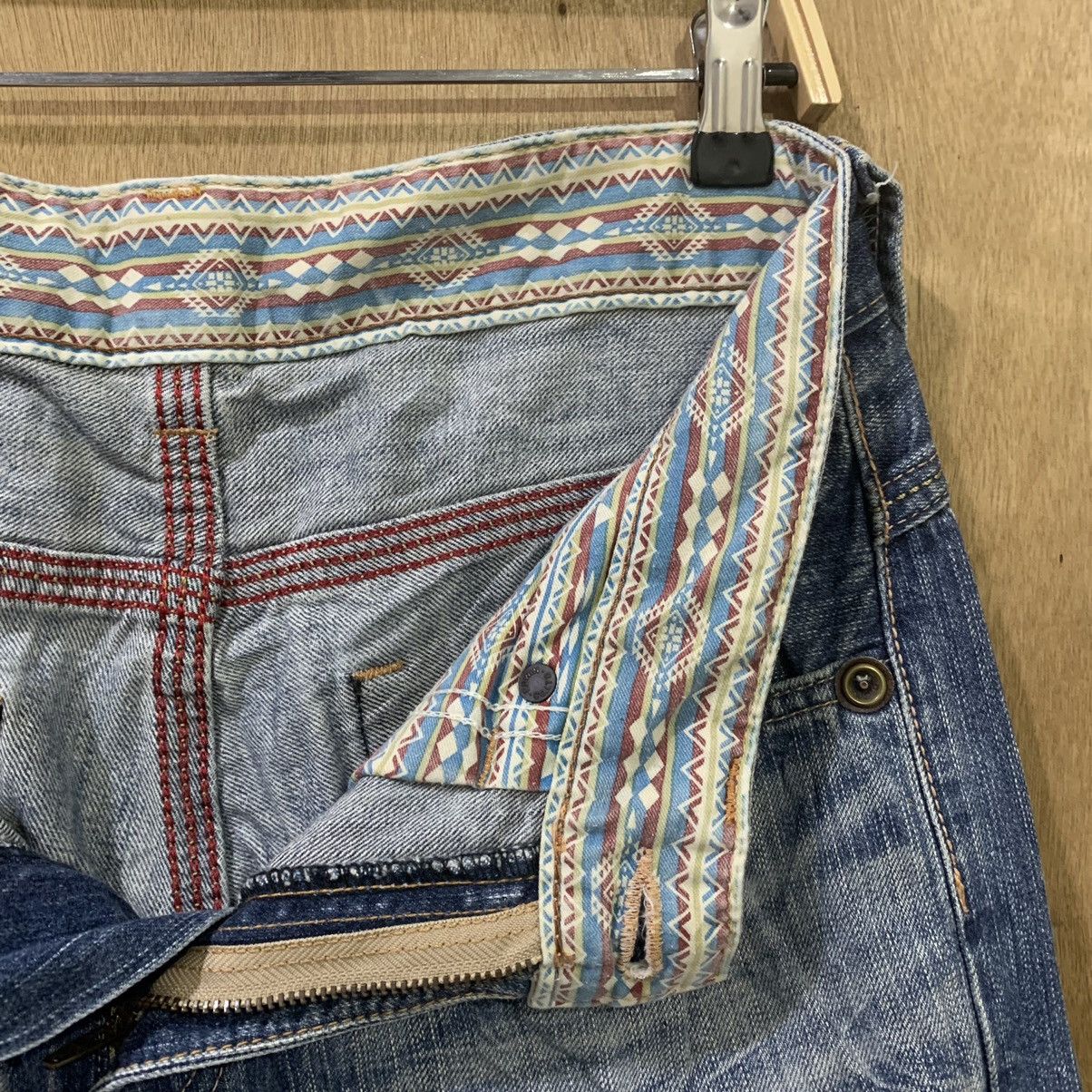 Edwin EDWIN EXCLUSIVE VINTAGE Navajo Handcraft Rugged Denim Jean Size US 32 / EU 48 - 19 Thumbnail