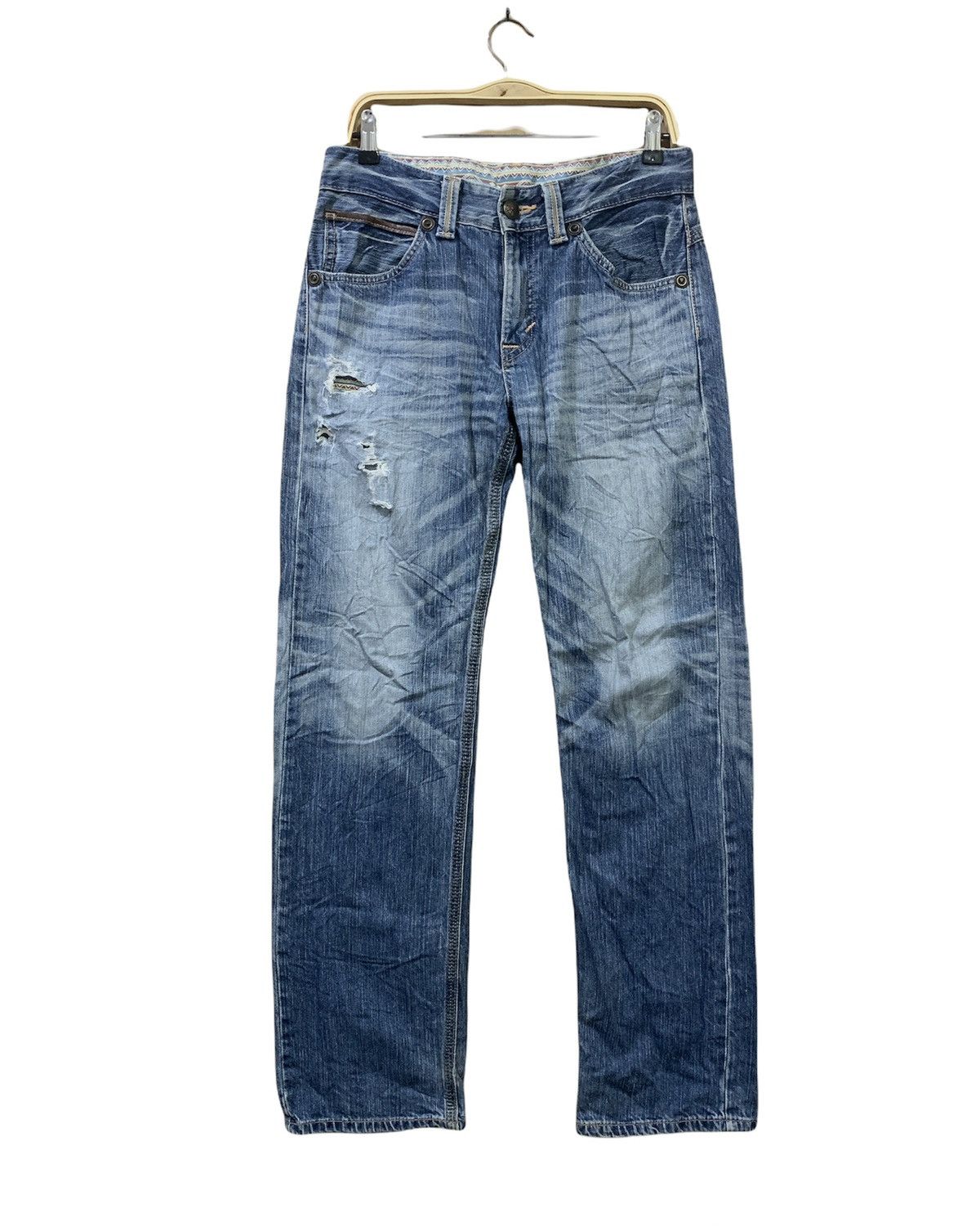 Edwin EDWIN EXCLUSIVE VINTAGE Navajo Handcraft Rugged Denim Jean Size US 32 / EU 48 - 1 Thumbnail