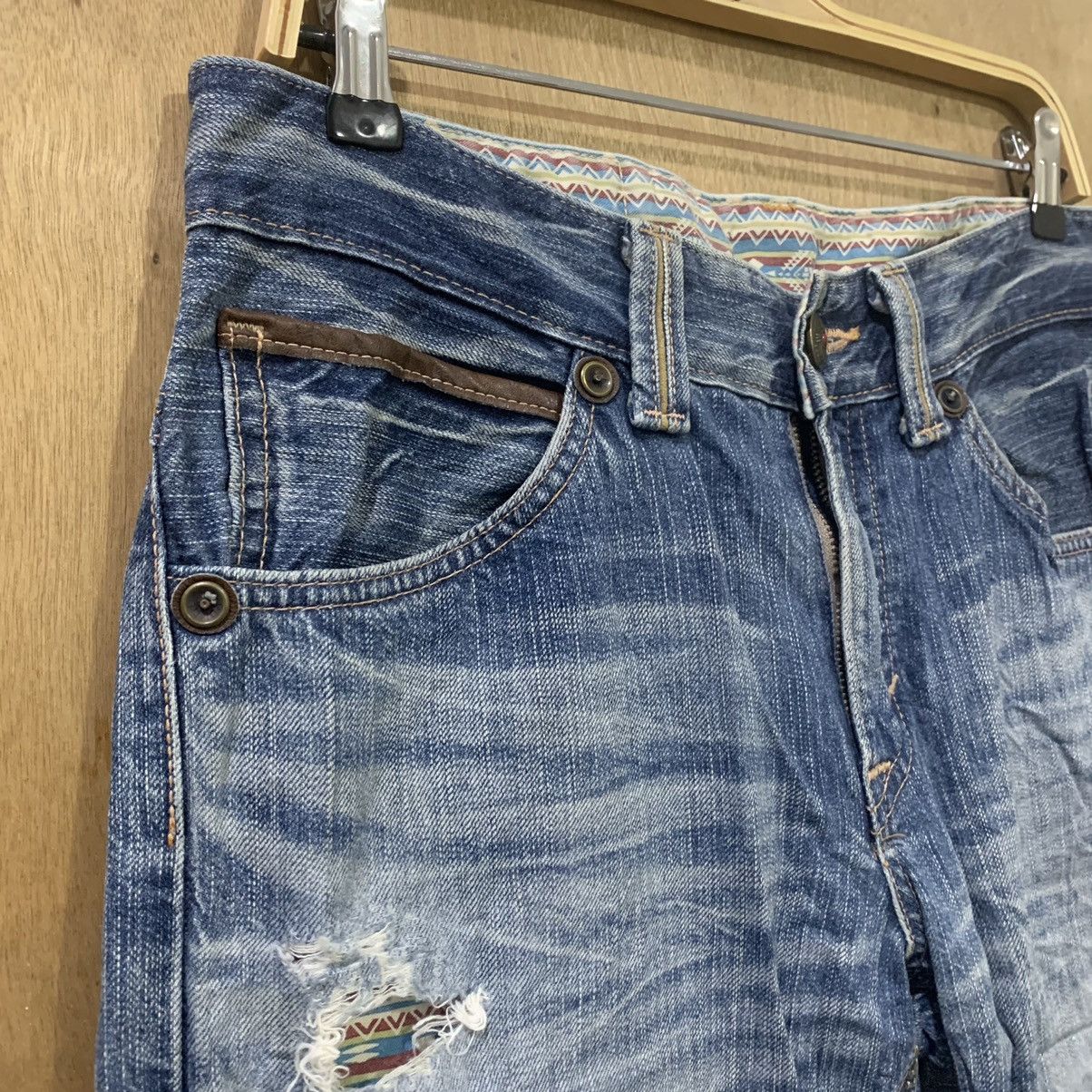 Edwin EDWIN EXCLUSIVE VINTAGE Navajo Handcraft Rugged Denim Jean Size US 32 / EU 48 - 7 Thumbnail