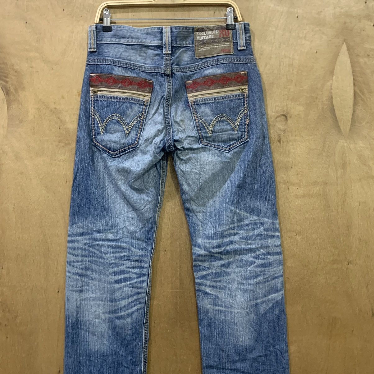 Edwin EDWIN EXCLUSIVE VINTAGE Navajo Handcraft Rugged Denim Jean Size US 32 / EU 48 - 11 Thumbnail
