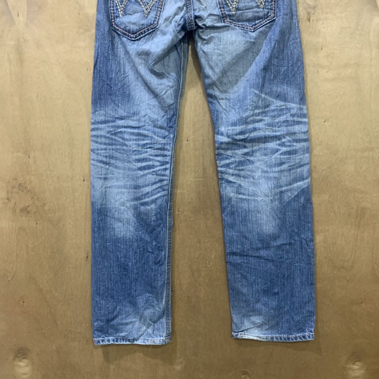 Edwin EDWIN EXCLUSIVE VINTAGE Navajo Handcraft Rugged Denim Jean Size US 32 / EU 48 - 12 Thumbnail