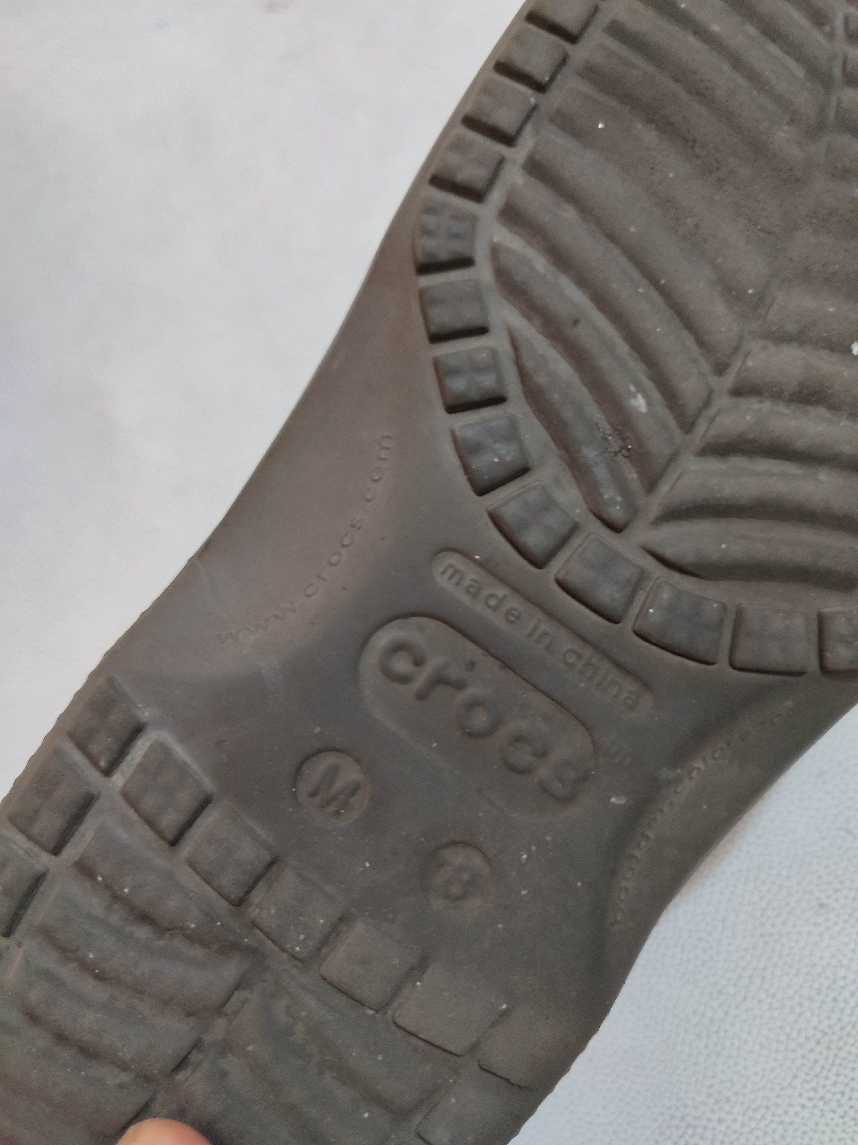 Crocs Crocs Sandals With Mixing Leather Material Classic Design Size US 8 / EU 41 - 9 Thumbnail