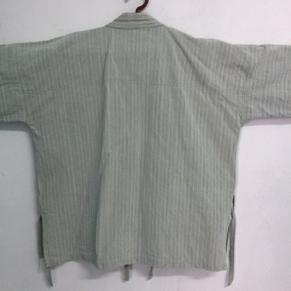Japanese Brand Faded Stripes Japanese Kimono Like Sashiko Kimono Design Size US M / EU 48-50 / 2 - 14 Thumbnail