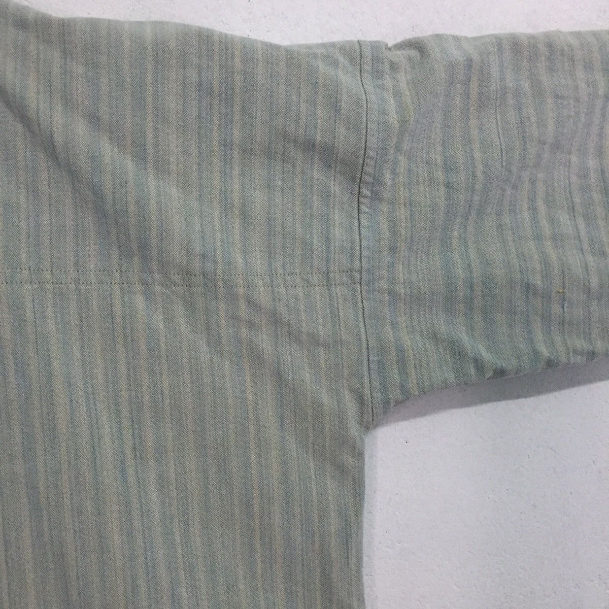 Japanese Brand Faded Stripes Japanese Kimono Like Sashiko Kimono Design Size US M / EU 48-50 / 2 - 18 Thumbnail