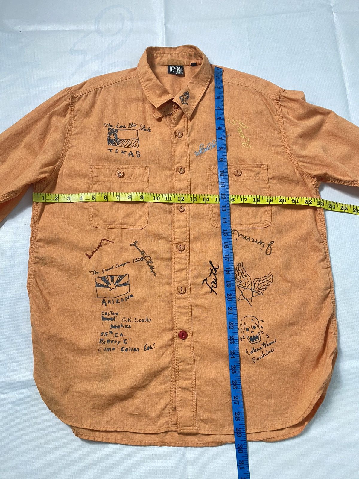 Avirex × Vintage Vintage Avirex Rare Design Shirt Size US L / EU 52-54 / 3 - 18 Thumbnail