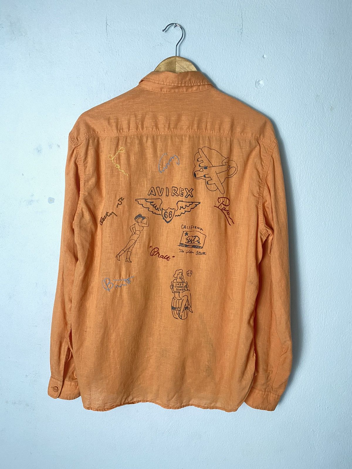 Avirex × Vintage Vintage Avirex Rare Design Shirt Size US L / EU 52-54 / 3 - 15 Thumbnail
