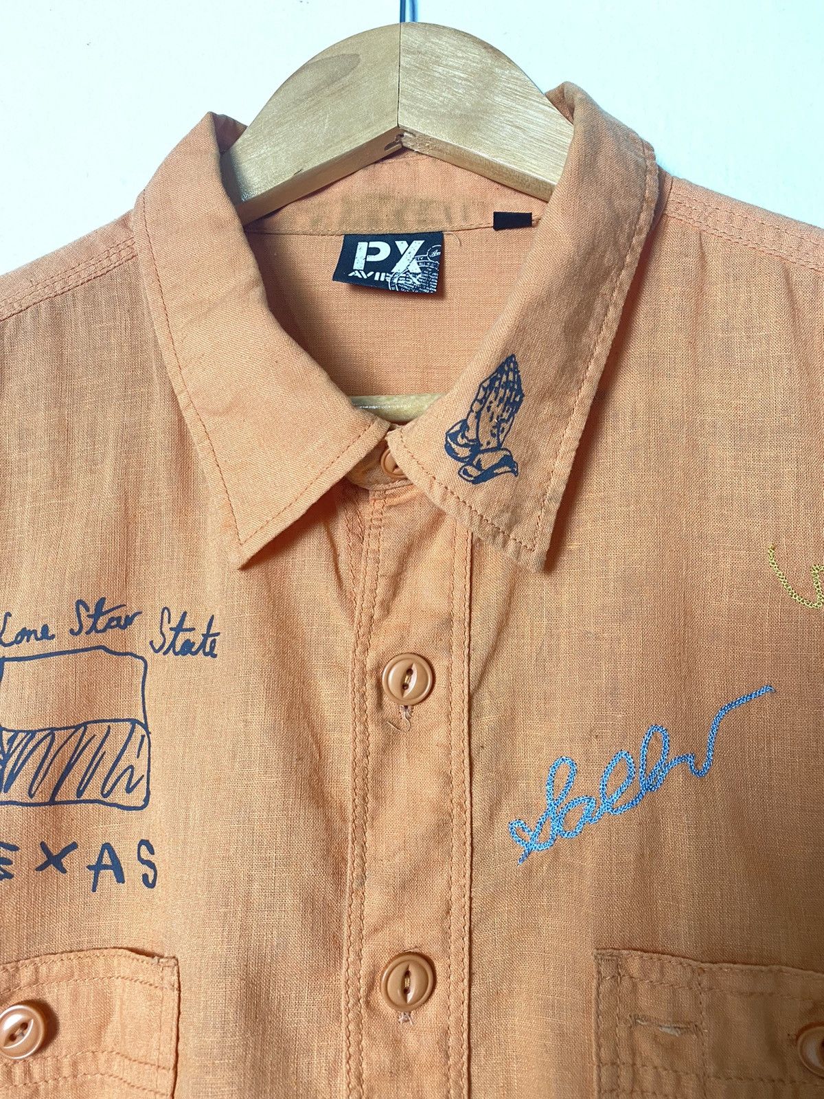 Avirex × Vintage Vintage Avirex Rare Design Shirt Size US L / EU 52-54 / 3 - 3 Thumbnail