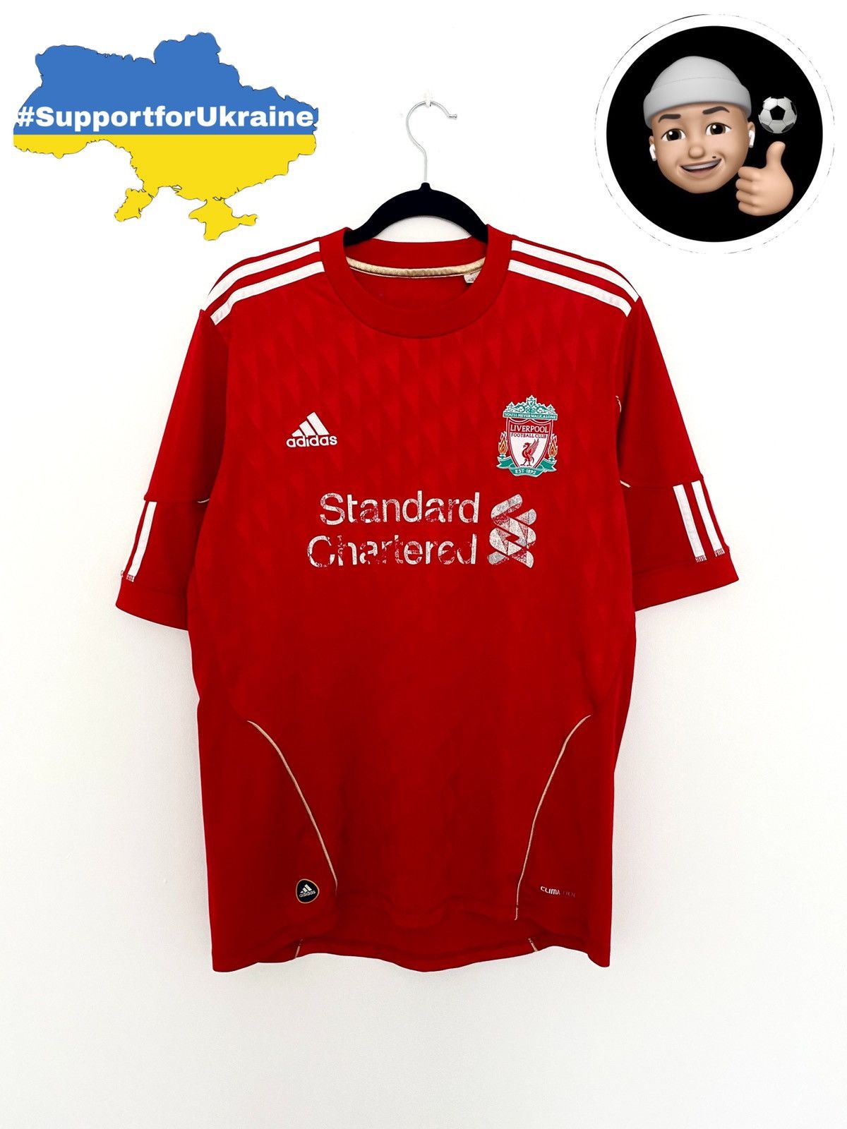 Adidas 2010 2012 Liverpool England Adidas Home Away Soccer Jersey Size US M / EU 48-50 / 2 - 1 Thumbnail
