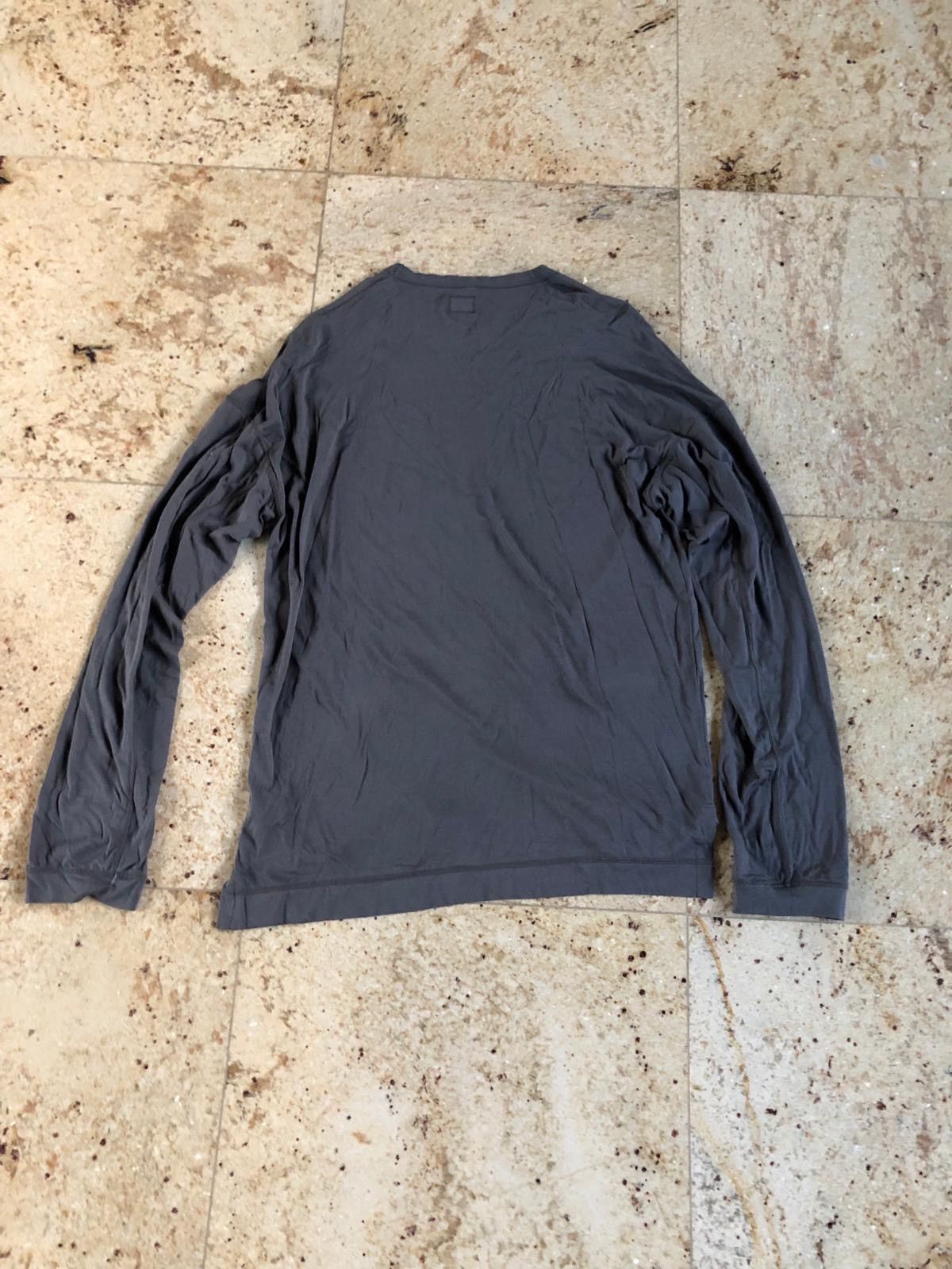 C.P. Company Grey LS Logo on Sleeve Tee Size US L / EU 52-54 / 3 - 5 Thumbnail