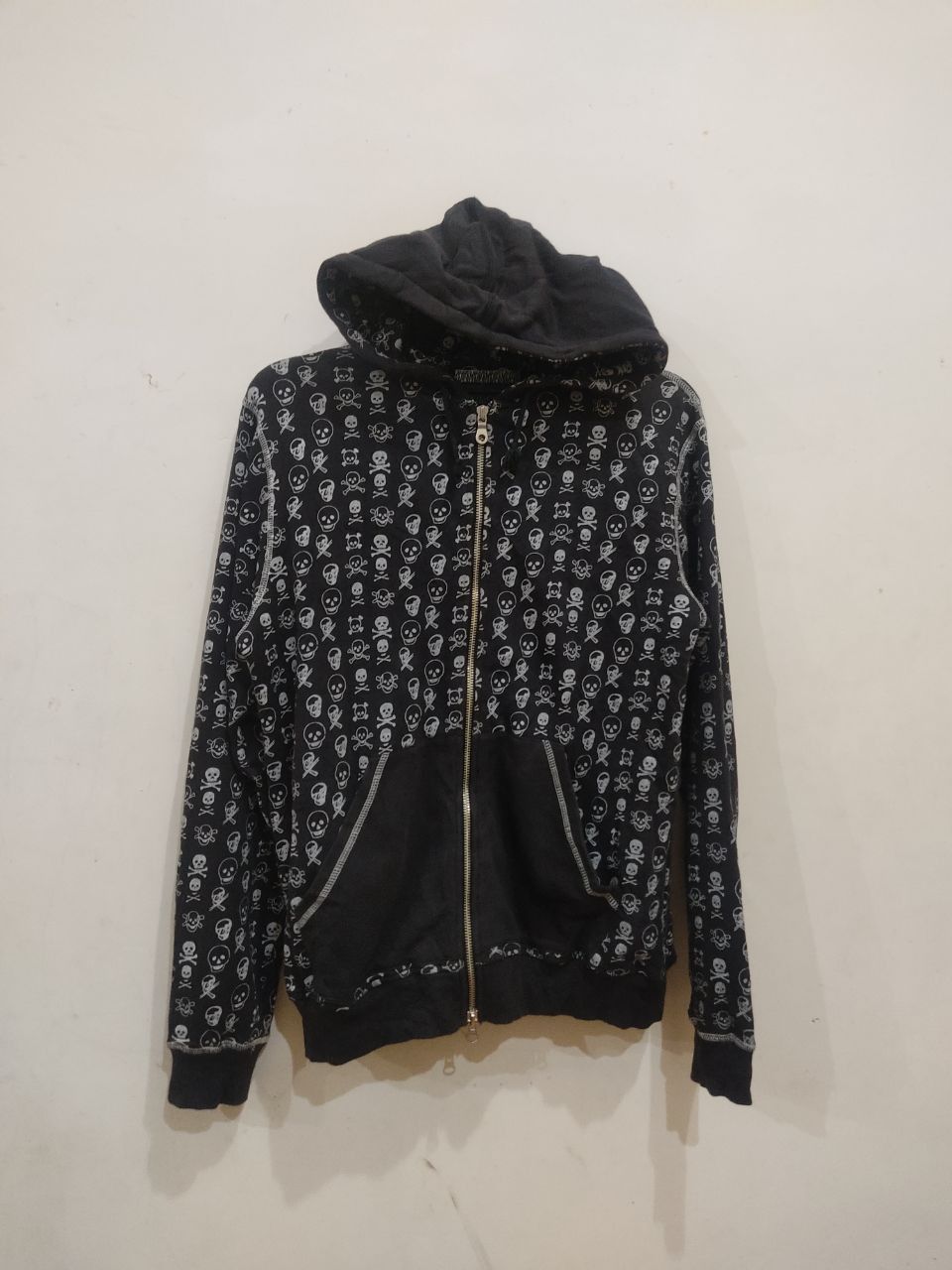 Beams Plus Fullprint Skull Black Beams Hoodie Size US M / EU 48-50 / 2 - 1 Thumbnail