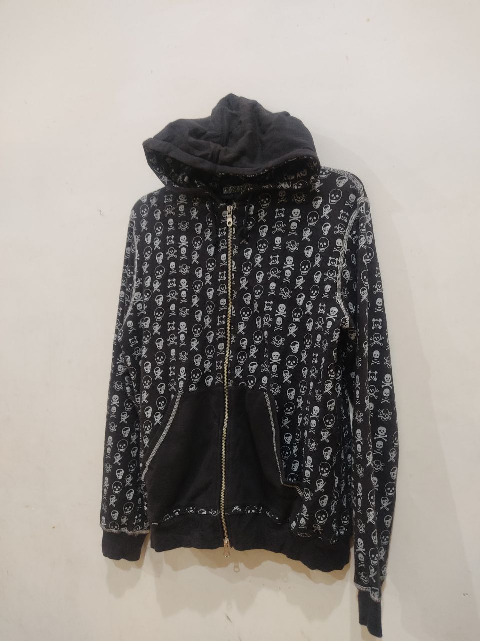 Beams Plus Fullprint Skull Black Beams Hoodie Size US M / EU 48-50 / 2 - 2 Thumbnail