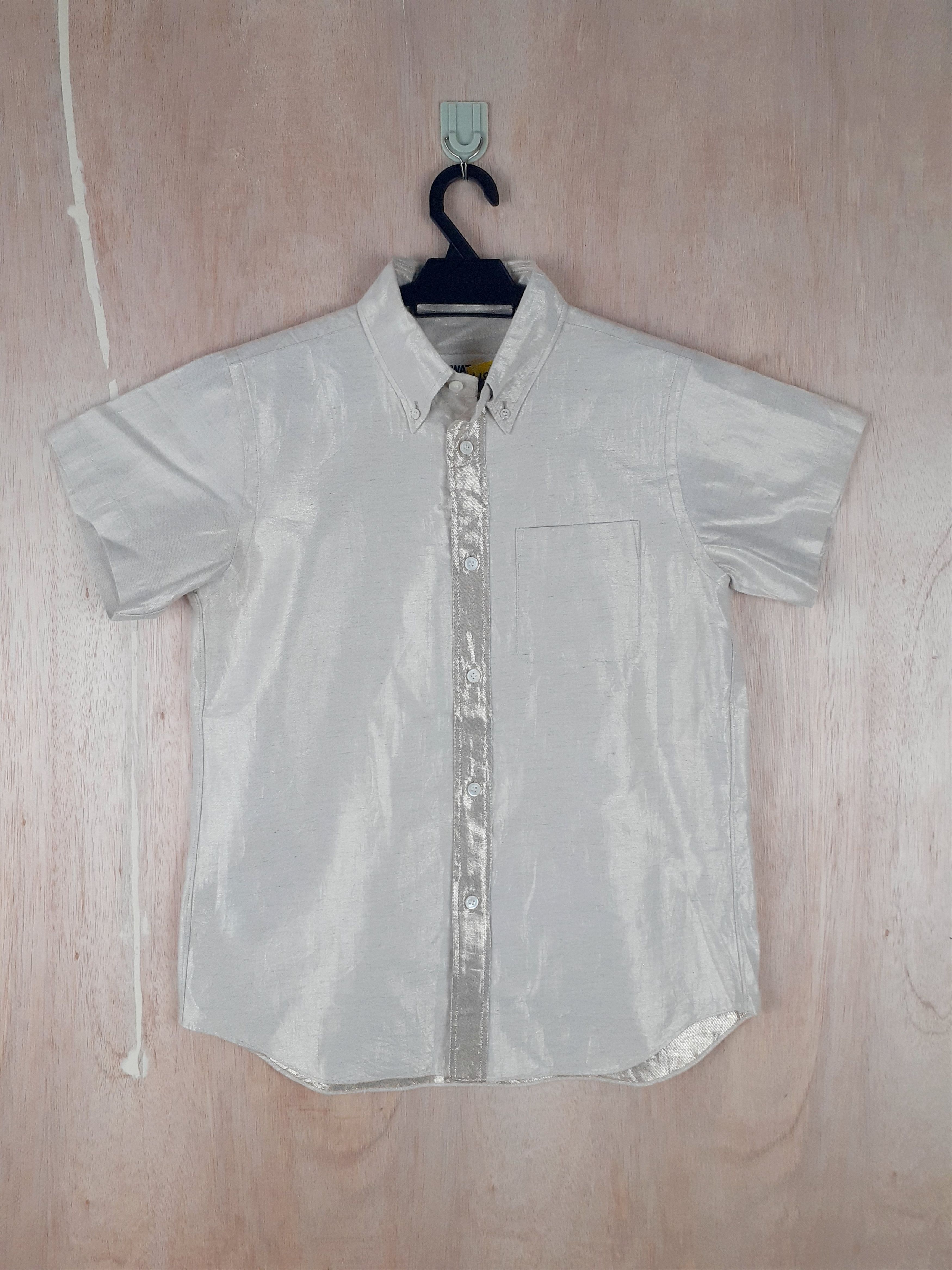 Comme des Garcons Junya Watanabe Comme Des Garcon cream/yellow shirt #3099DLL Size M / US 6-8 / IT 42-44 - 1 Thumbnail