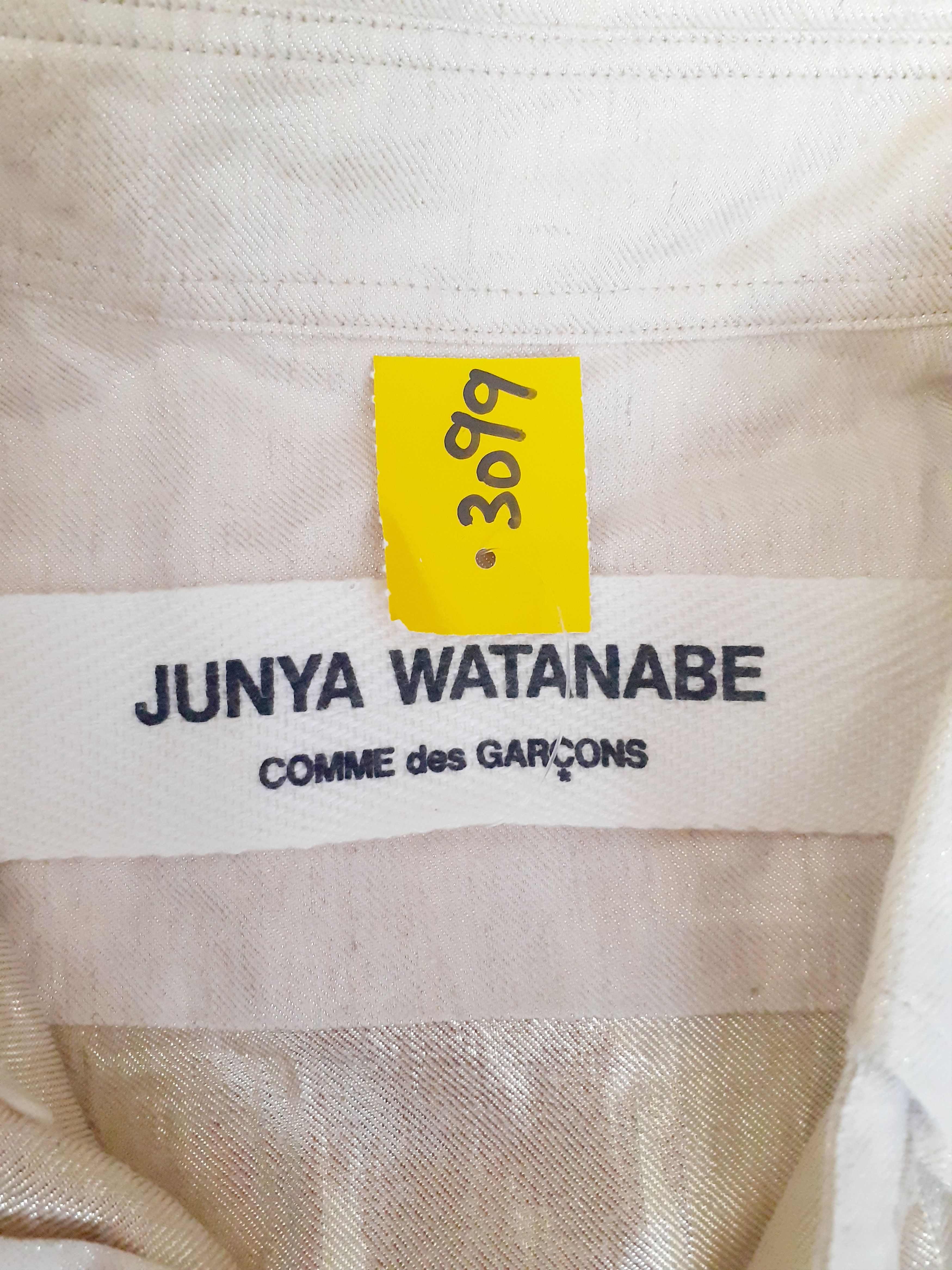 Comme des Garcons Junya Watanabe Comme Des Garcon cream/yellow shirt #3099DLL Size M / US 6-8 / IT 42-44 - 11 Thumbnail