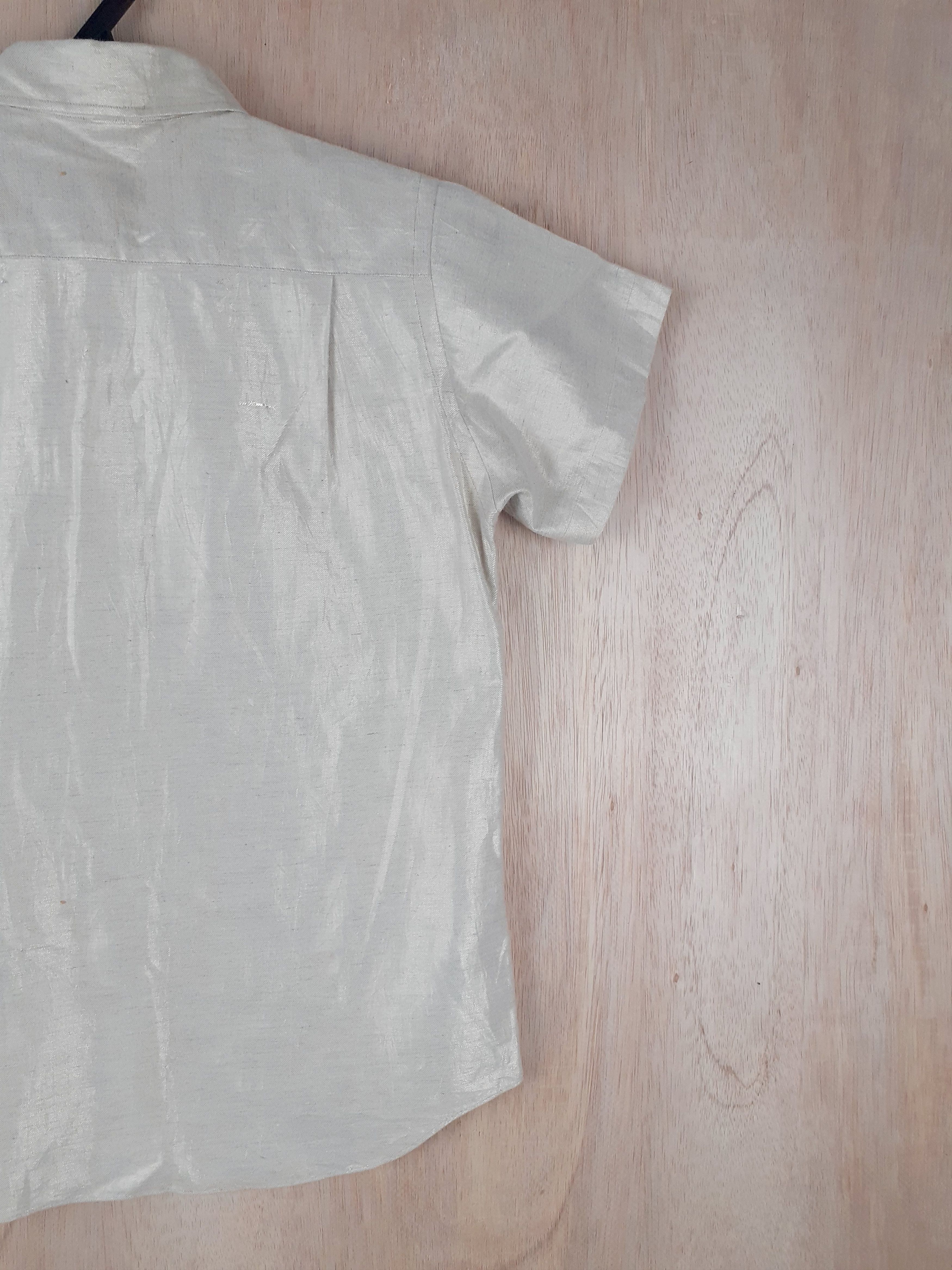 Comme des Garcons Junya Watanabe Comme Des Garcon cream/yellow shirt #3099DLL Size M / US 6-8 / IT 42-44 - 7 Thumbnail