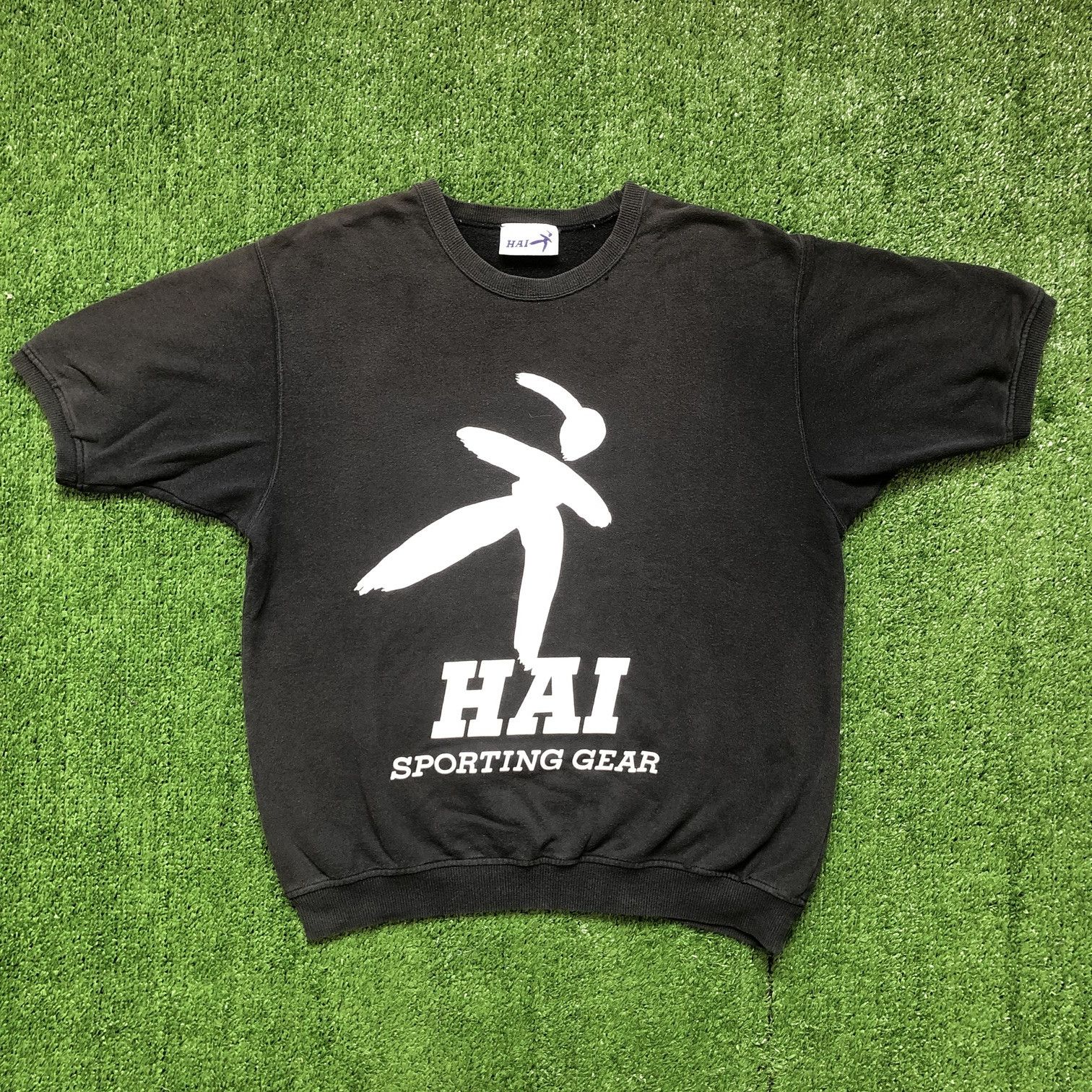 Hai Sporting Gear 1990’s Hai Sporting Gear Issey Miyake Short Sleeve Sweater Size US M / EU 48-50 / 2 - 1 Thumbnail