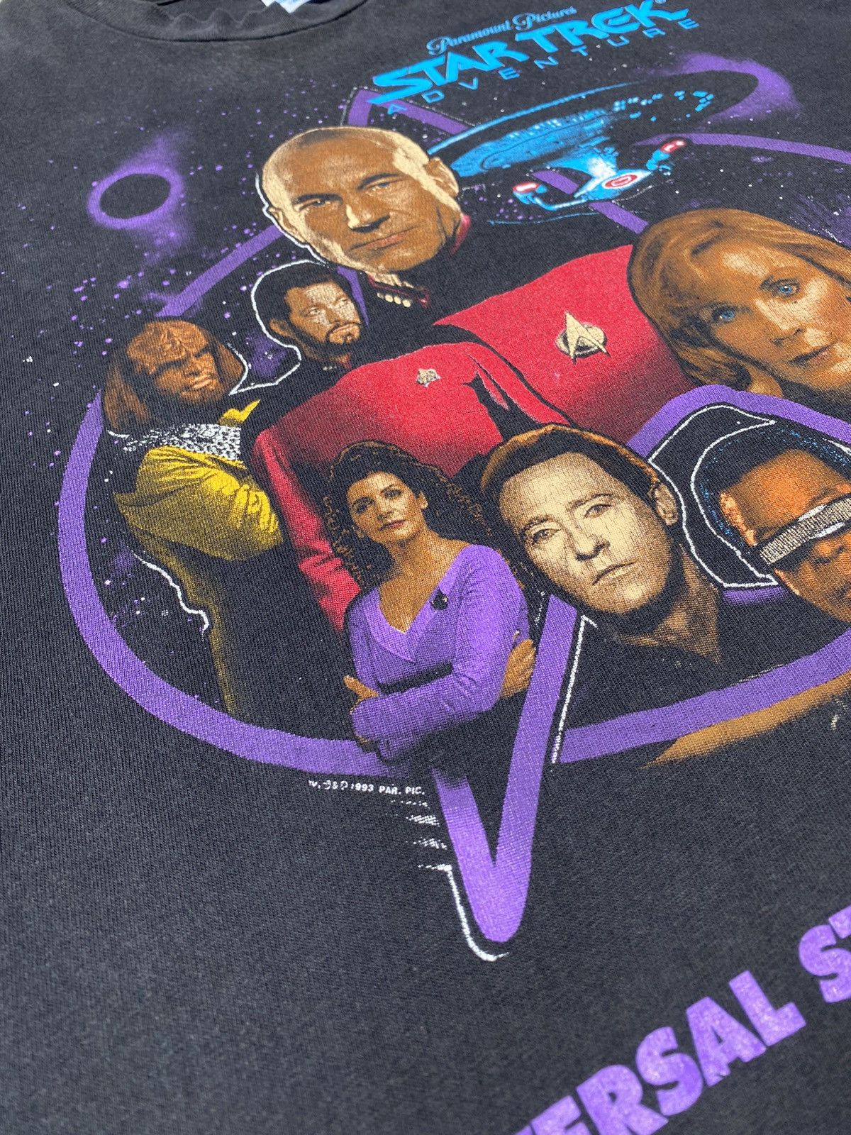 Vintage vintage rare 1993 movie star trek adventure graphics tee Size US XL / EU 56 / 4 - 6 Thumbnail